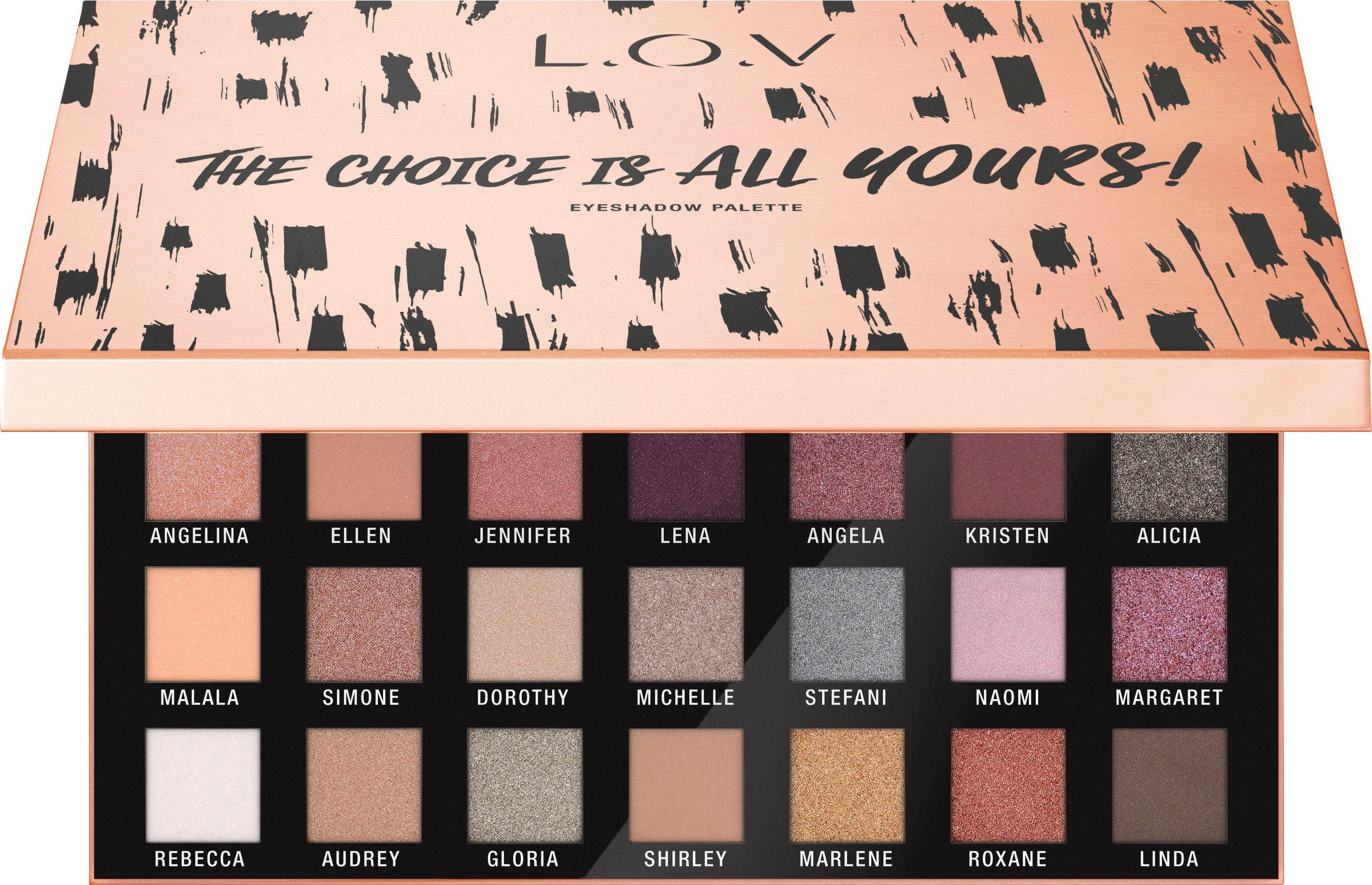 L.O.V Lidschatten-Palette »THE CHOICE IS ALL YOURS!«
