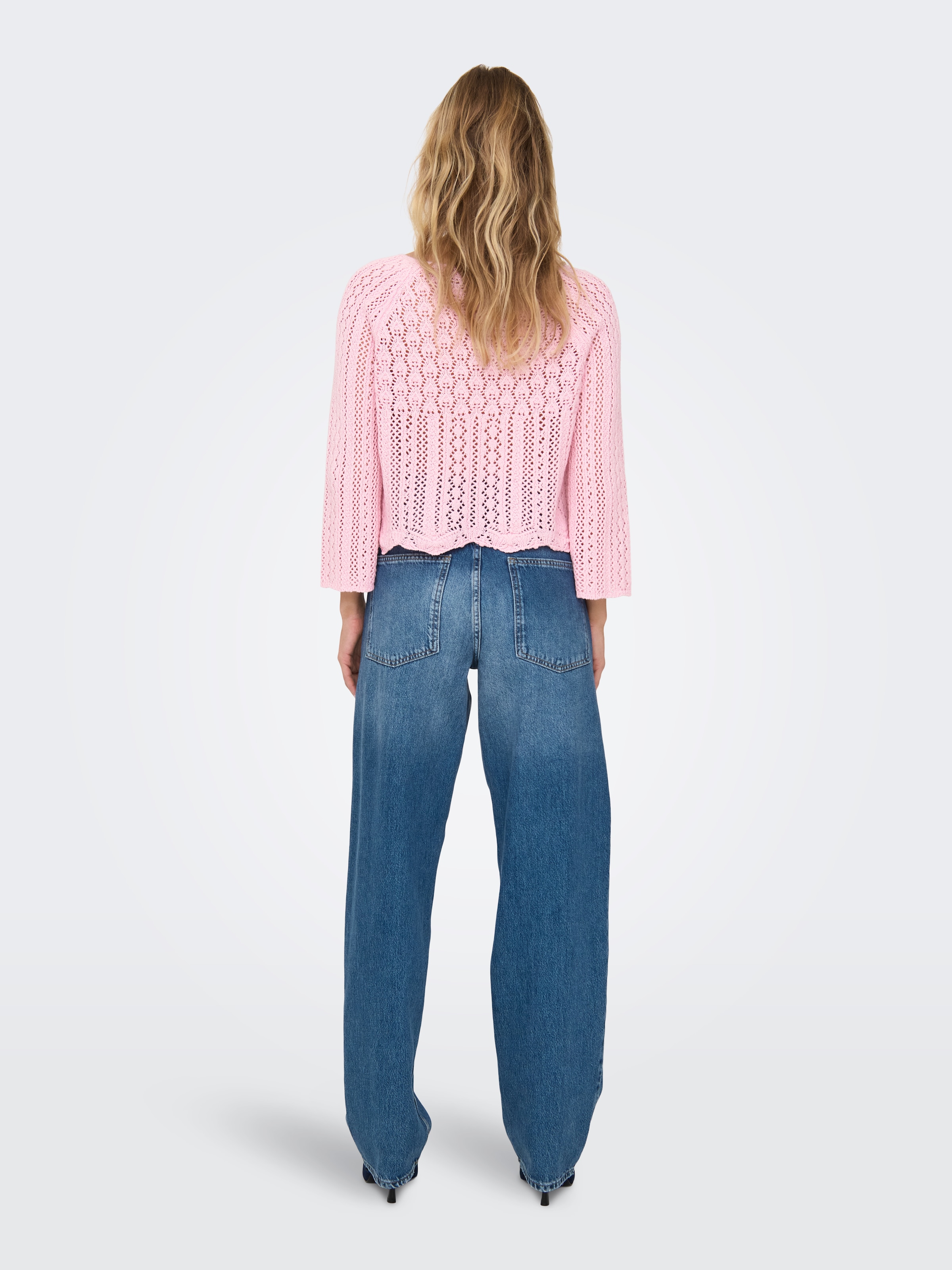 ONLY Rundhalspullover »ONLNOLA LIFE 3/4 PULLOVER KNT NOOS«