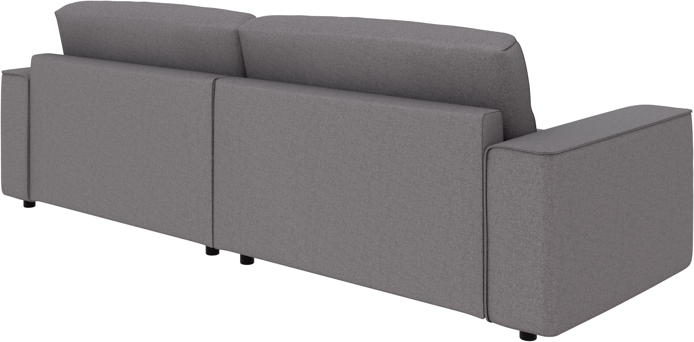 INOSIGN Ecksofa »Chance, Recamiere beidseitig montierbar, Schlaffunktion, Breite 265 cm«, in Struktur LUMOS, mit Schlaffunktion und Bettkasten