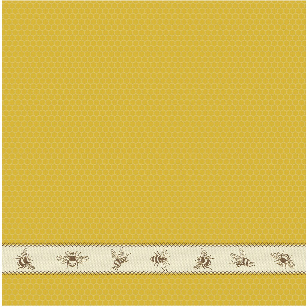 DDDDD Geschirrtuch »Bees«, (Set, 4 tlg., Combi-Set: bestehend aus 2x Küchentuch + 2x Geschirrtuch)