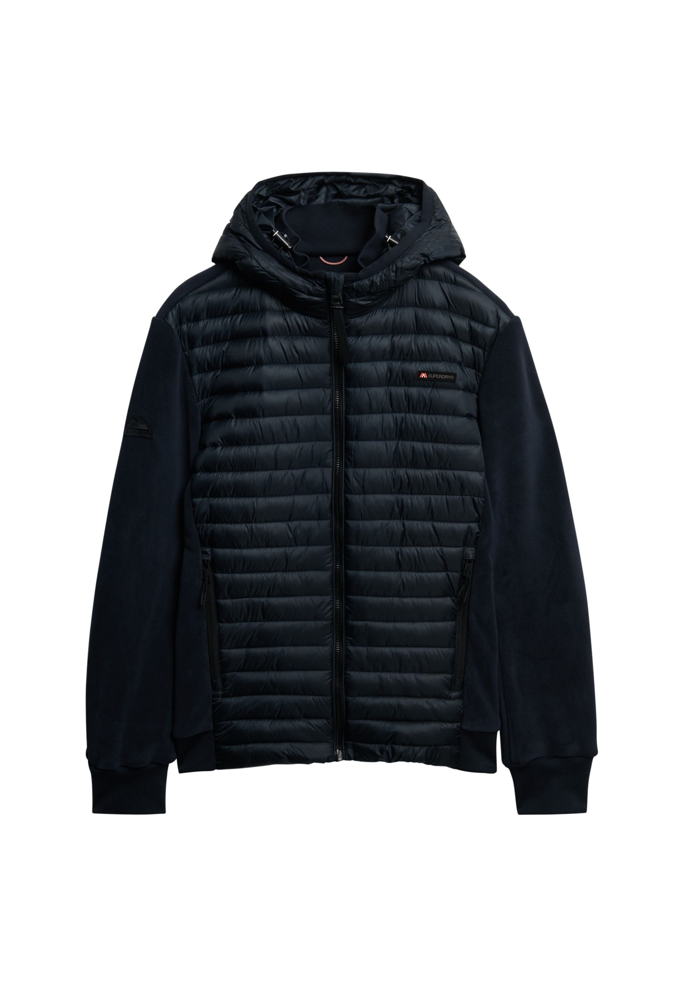 Superdry Steppjacke »HOOD STORM FLEECE HYBRID JKT«, mit Kapuze