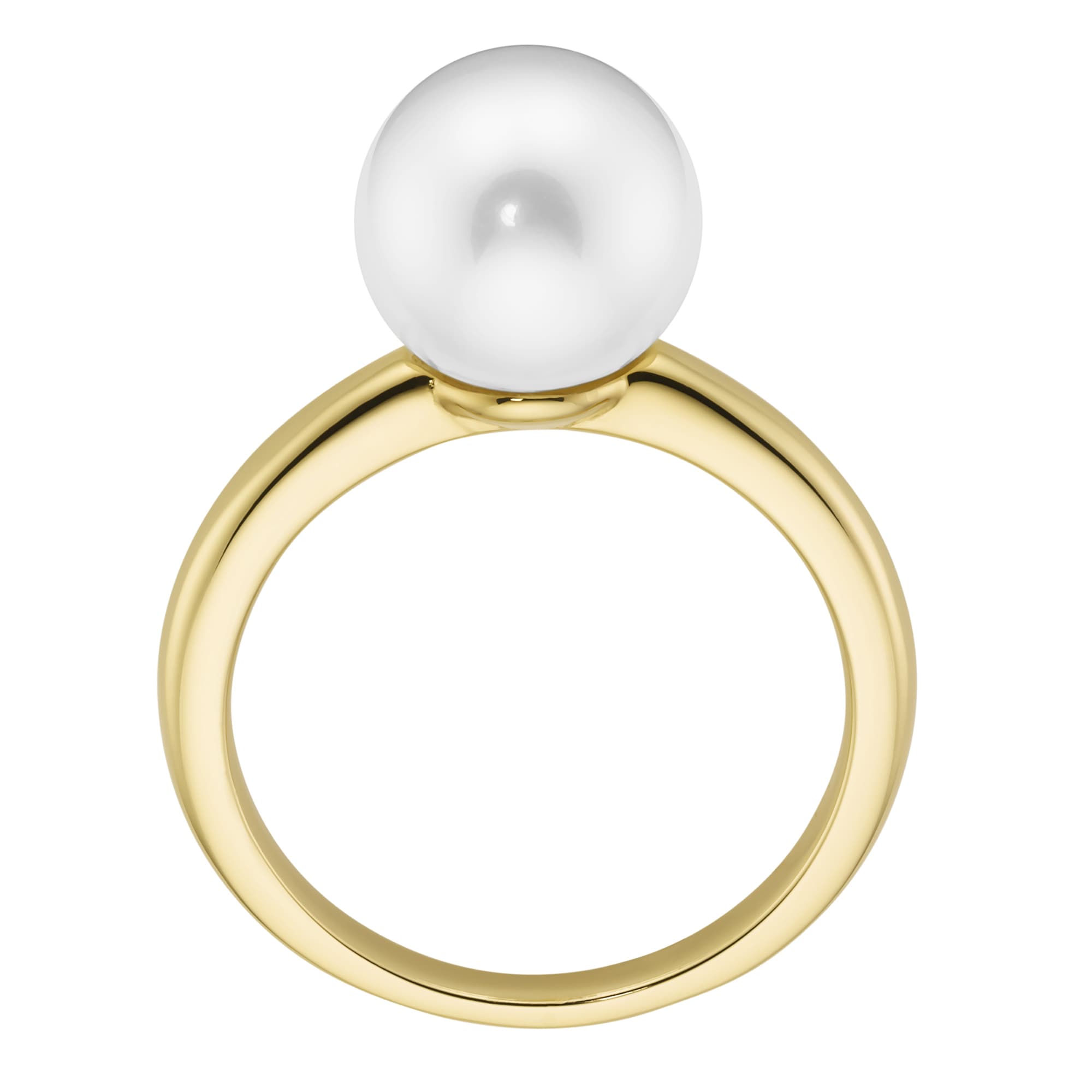 GIORGIO MARTELLO MILANO Perlenring »Ring mit Muschelkern-Perle, Silber 925«