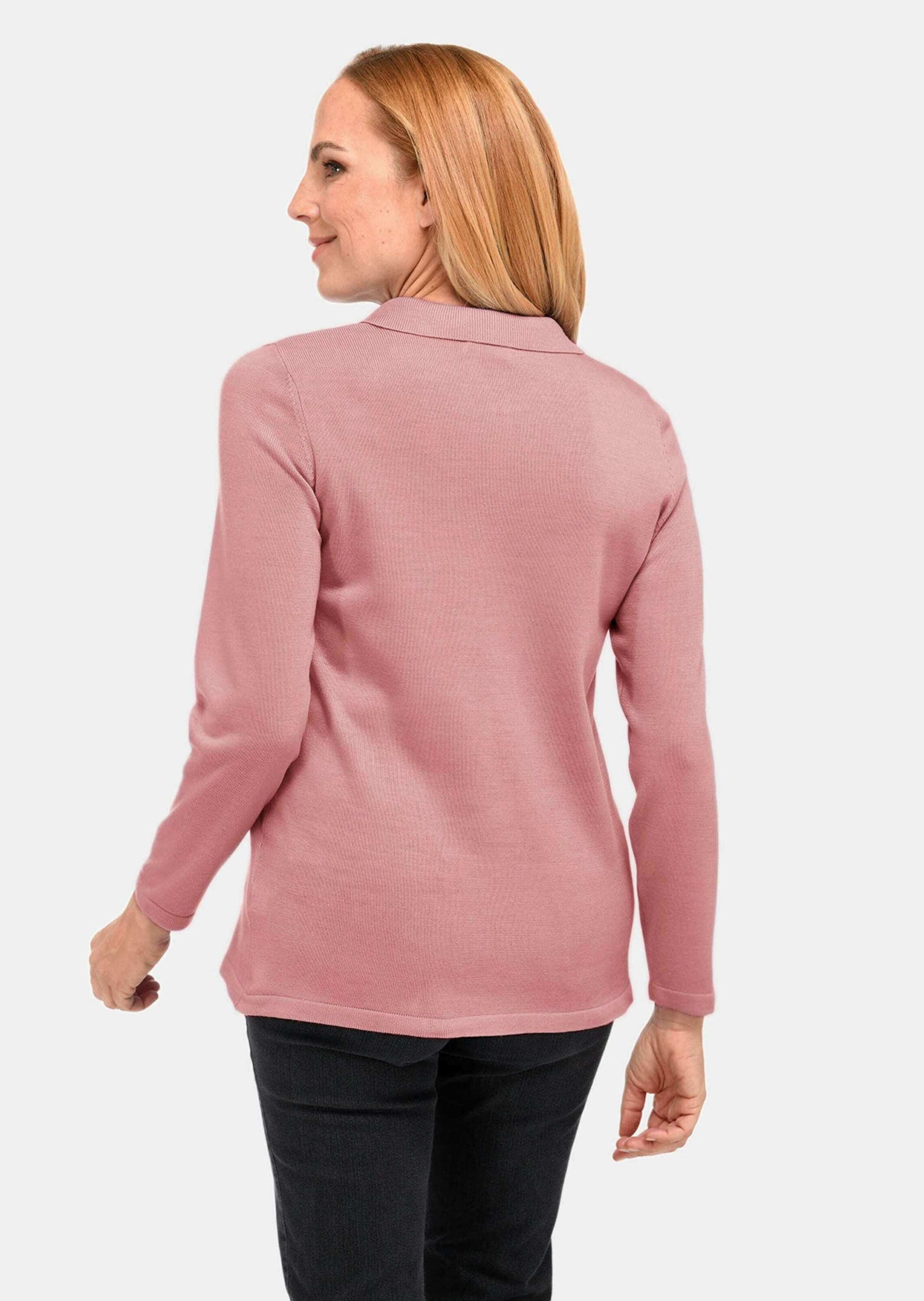 GOLDNER Strickpullover »Unkomplizierter Pullover mit Polokragen«