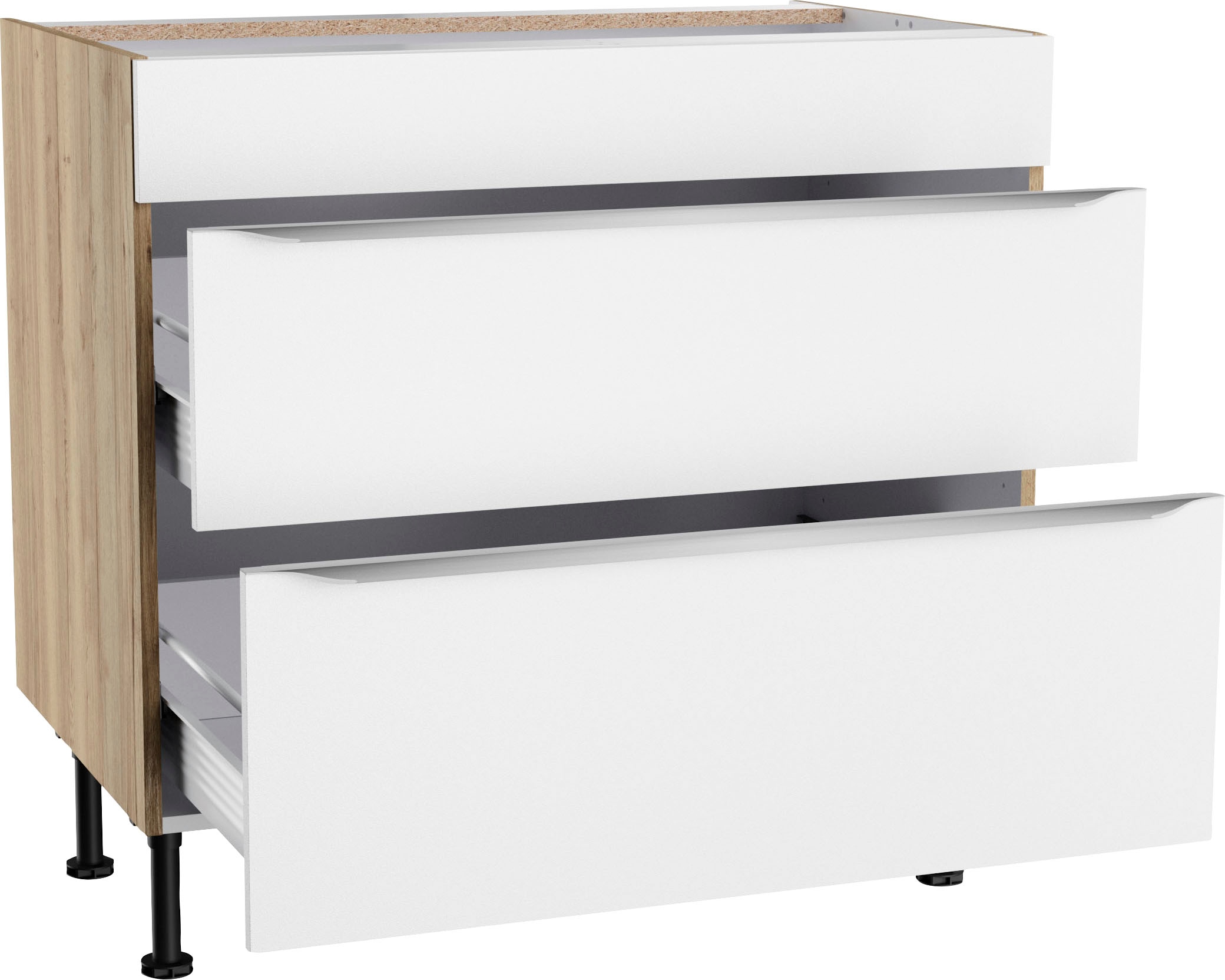 KOCHSTATION Kochfeldumbauschrank »KS-Aken«