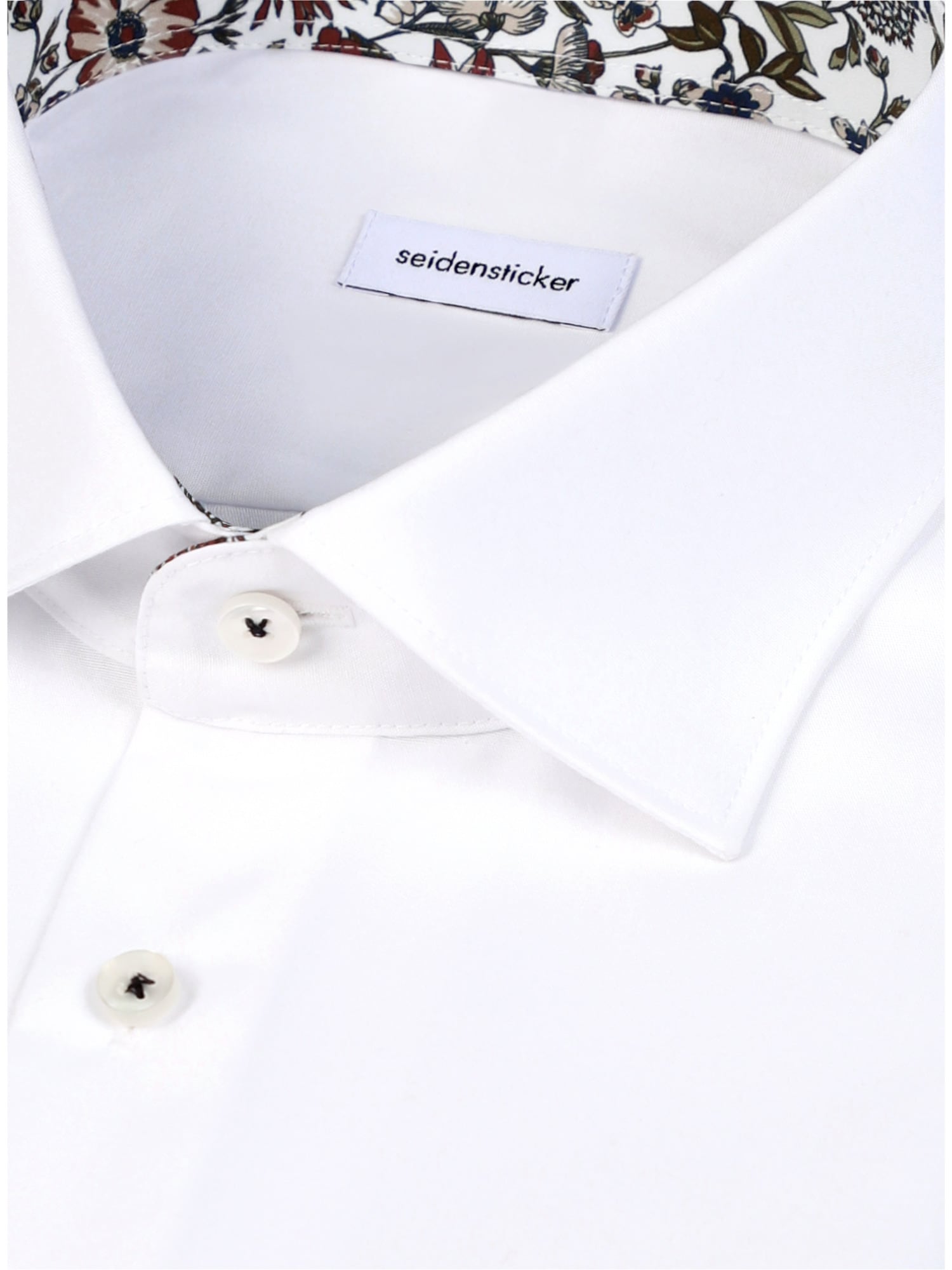 seidensticker Businesshemd »Schwarze Rose« Shaped 1/1 Kentkragen Uni