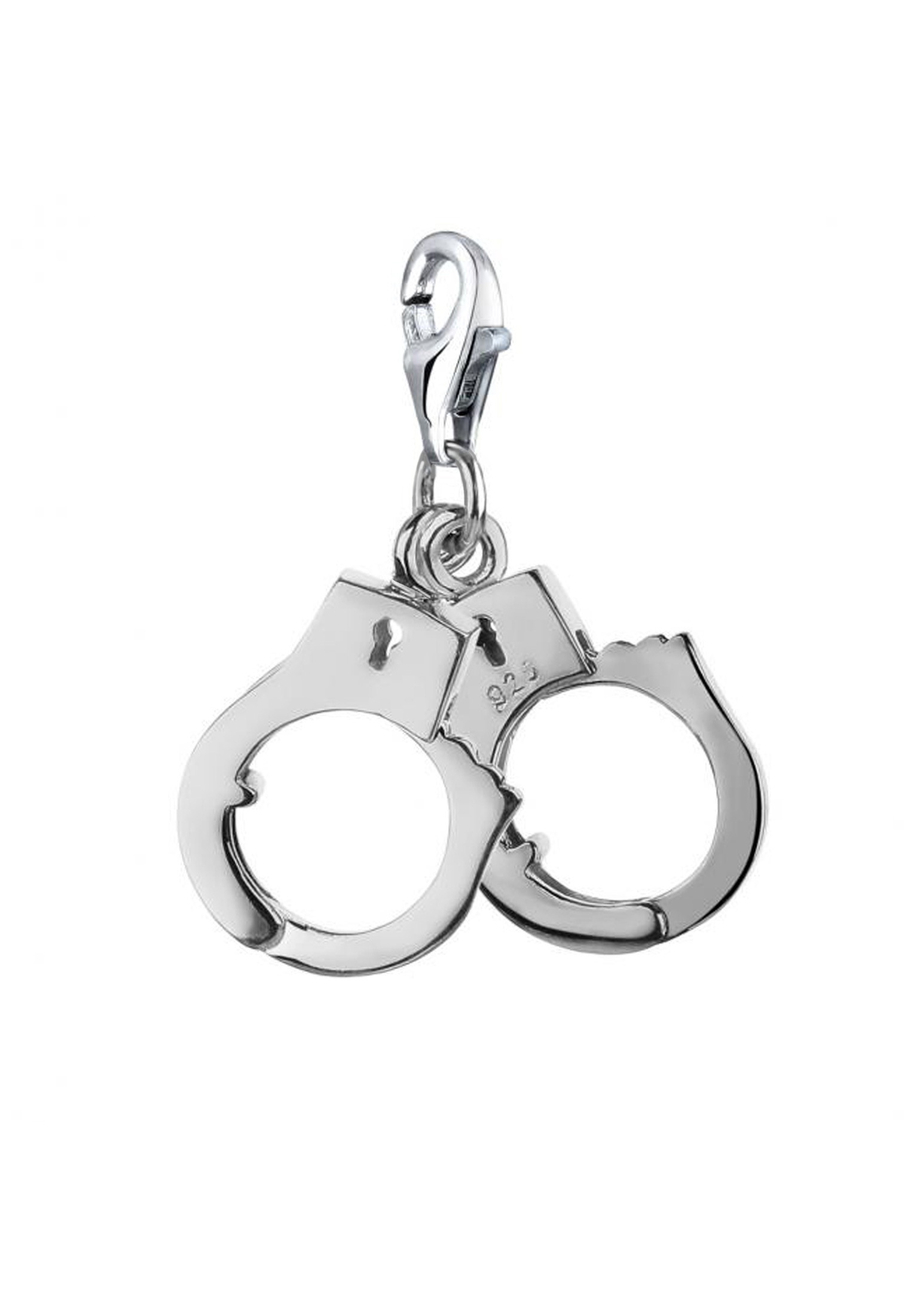 Nenalina Charm-Einhänger »Charm Handschellen-Symbol Anhänger 925 Silber«