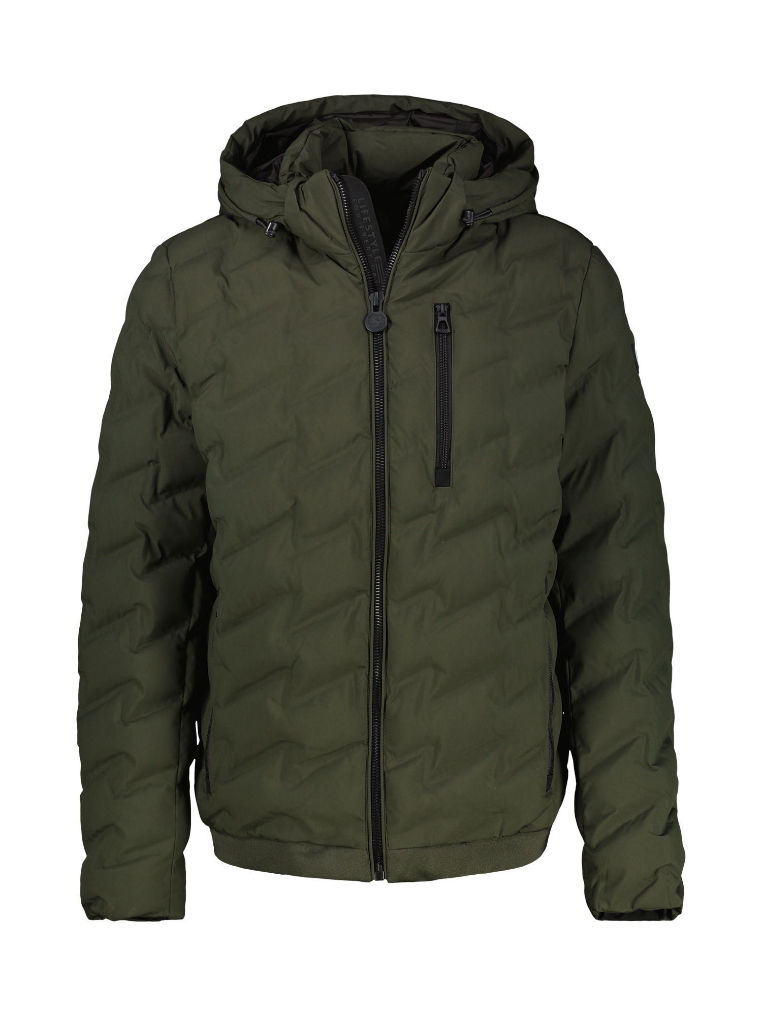 LERROS Outdoorjacke »LERROS Sportive Funktions-Steppjacke für Herren«, mit Kapuze, Wasser- und windabweisend