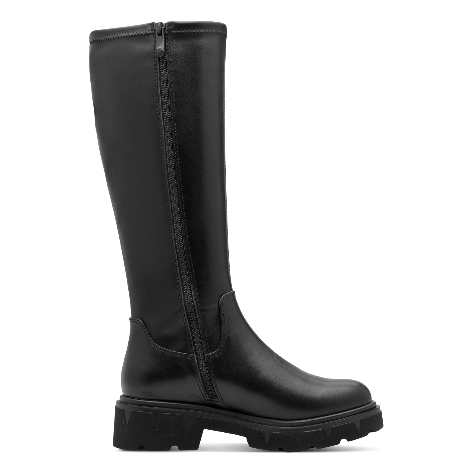 MARCO TOZZI Stiefel  , Blockabsatz, Langschaftstiefel mit praktischem Innenreißverschluss