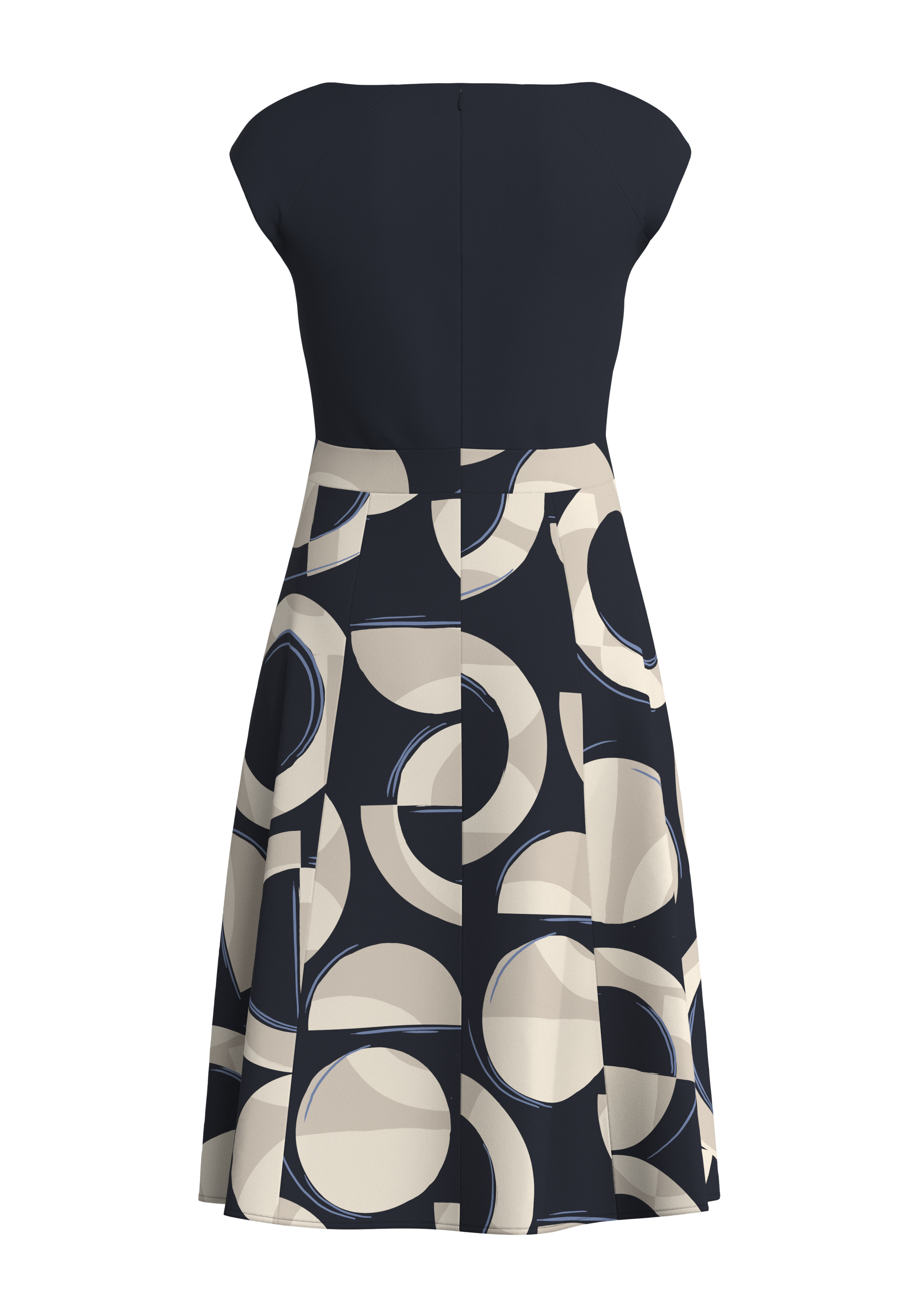 s.Oliver BLACK LABEL A-Linien-Kleid, mit All-Over Print