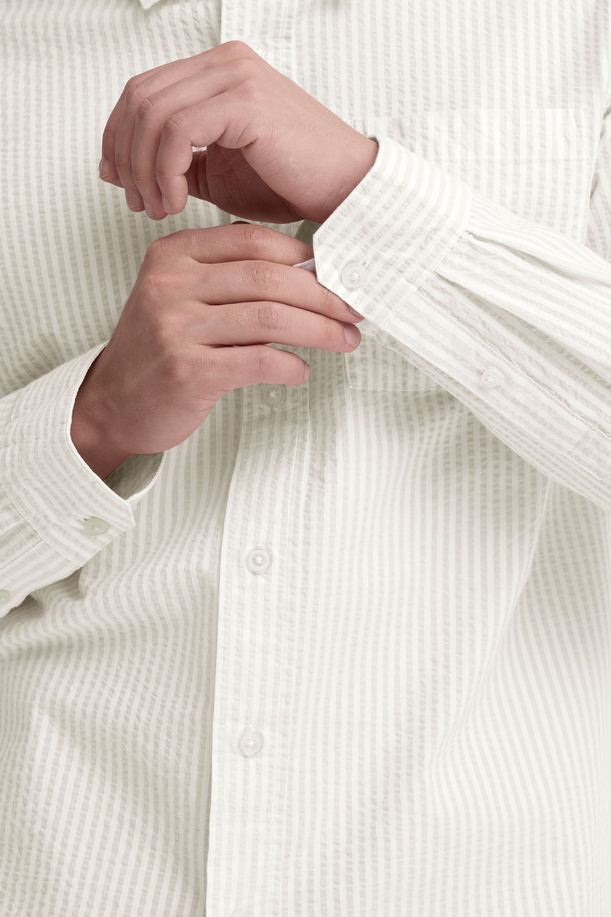 Casual Friday Langarmhemd »Langarmhemd CFJaevon Seersucker«