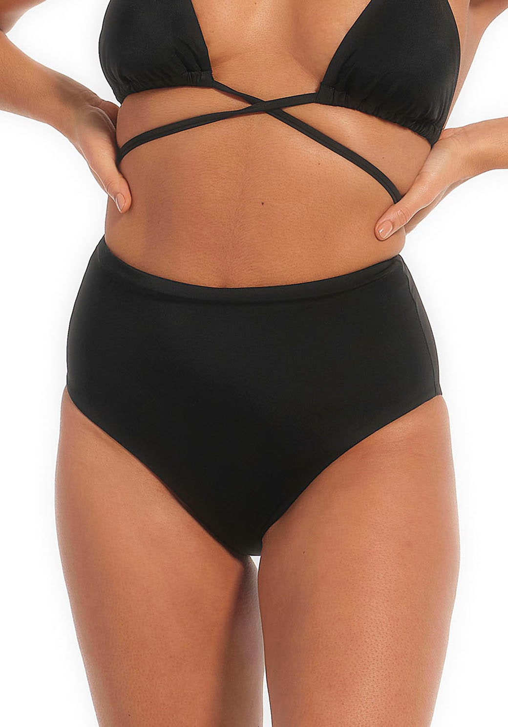 Magic Bodyfashion Damen Highwaist-Bikini-Hose »Bikini Shaper« mit Shaping-Einsatz in schwarz, Größe S