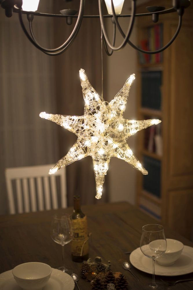 Stern weiße Acryl LED bestellen online bei »LED Stern«, 32 OTTO KONSTSMIDE Dioden warm