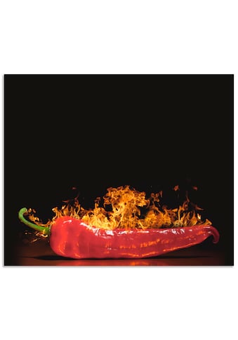 Küchenrückwand »Roter scharfer Chilipfeffer«, (1 tlg.)