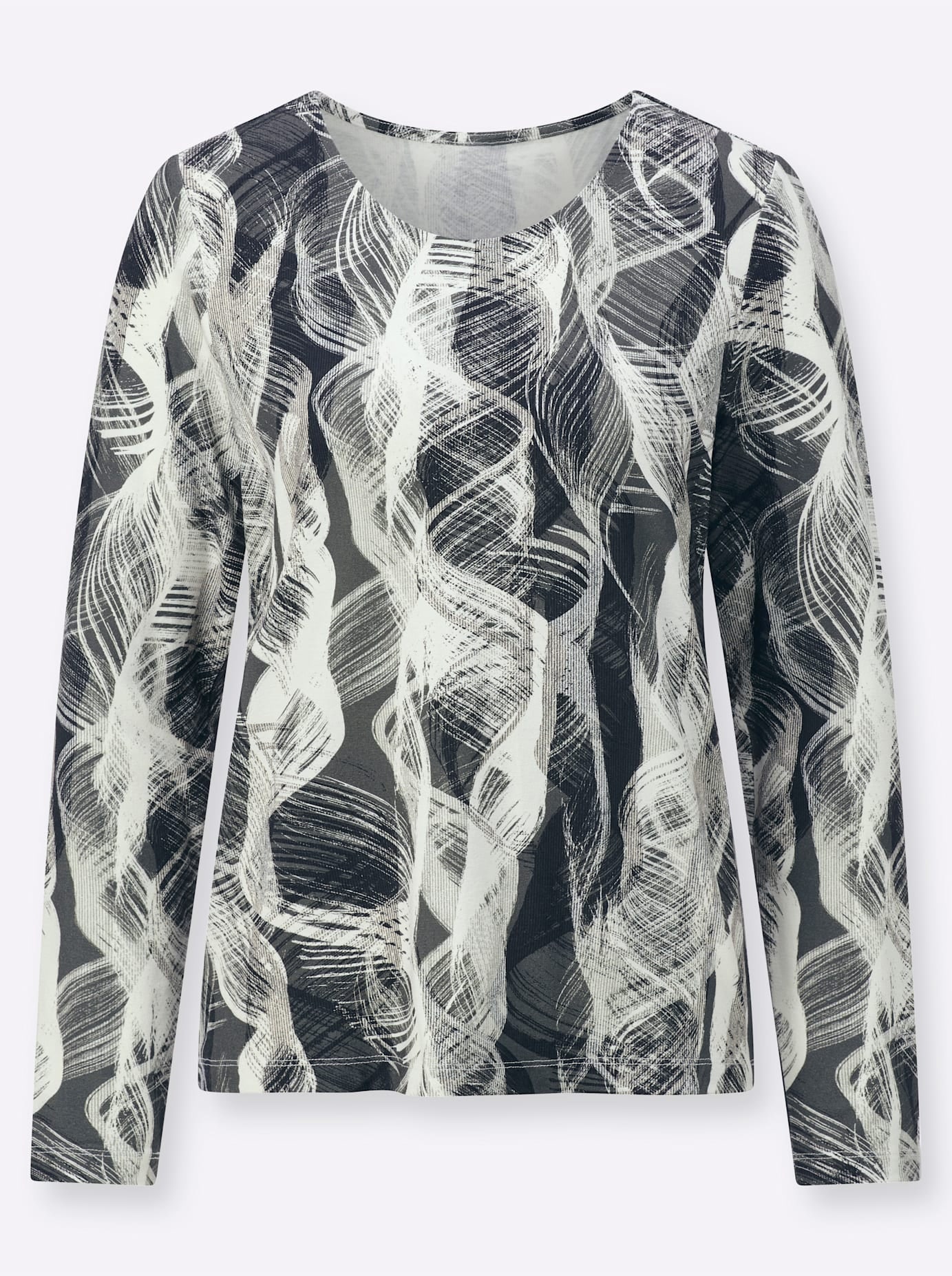 Classic Langarmshirt »Rundhals-Shirt«, (1 tlg.)