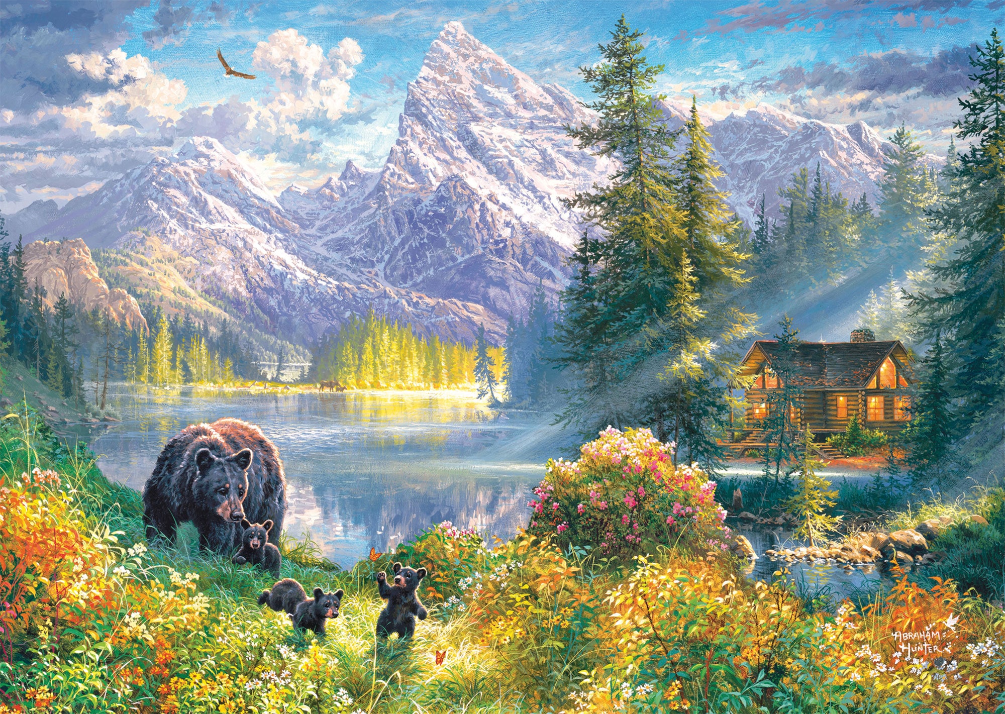 Schmidt Spiele Puzzle »Hochland-Idyll« Made in Germany