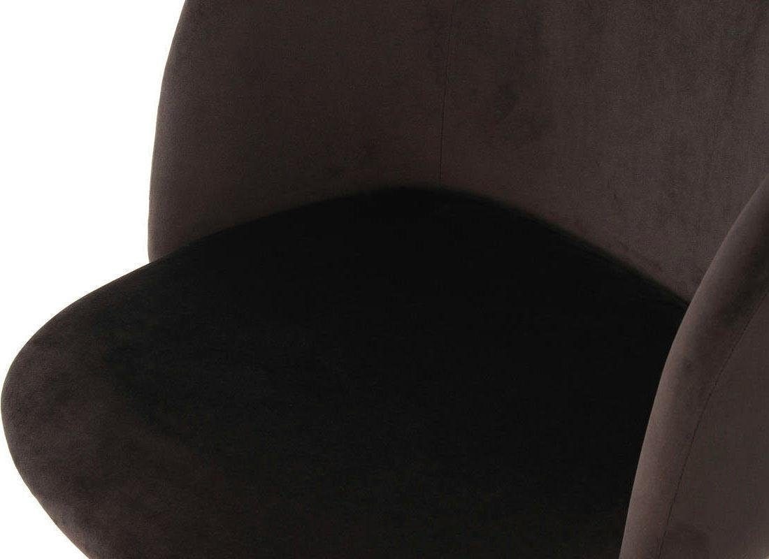 Kayoom Polsterstuhl »Stuhl Celina 110 2er-Set Grau,samtweicher Bezug in moderner Farbgebung« (Set) 2 Stk.samtweicher Bezug, bequem, zeitlos, Hingucker in jedem Wohnbereich