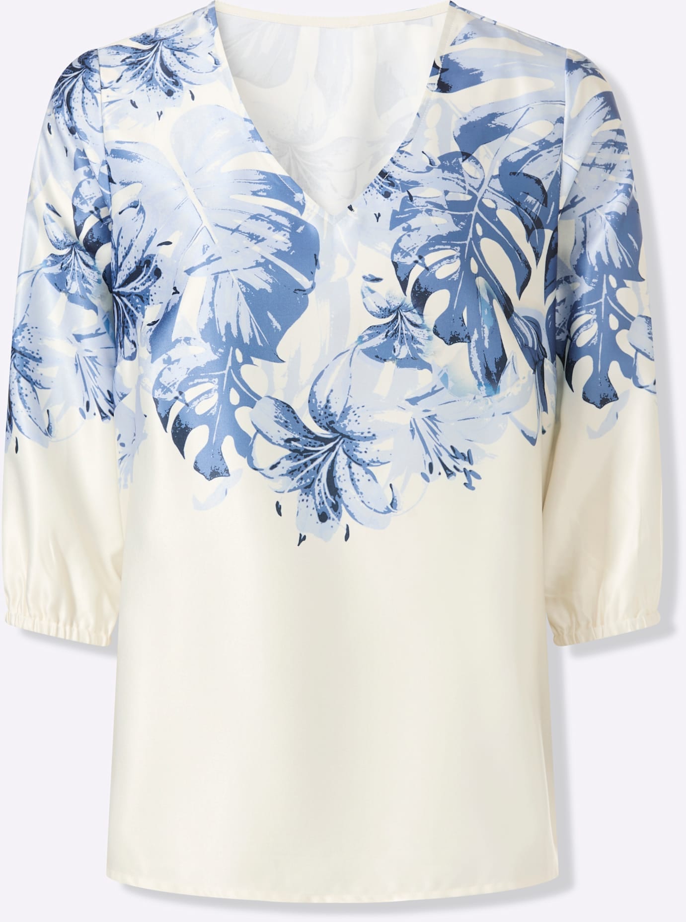 Classic Basics Satinbluse
