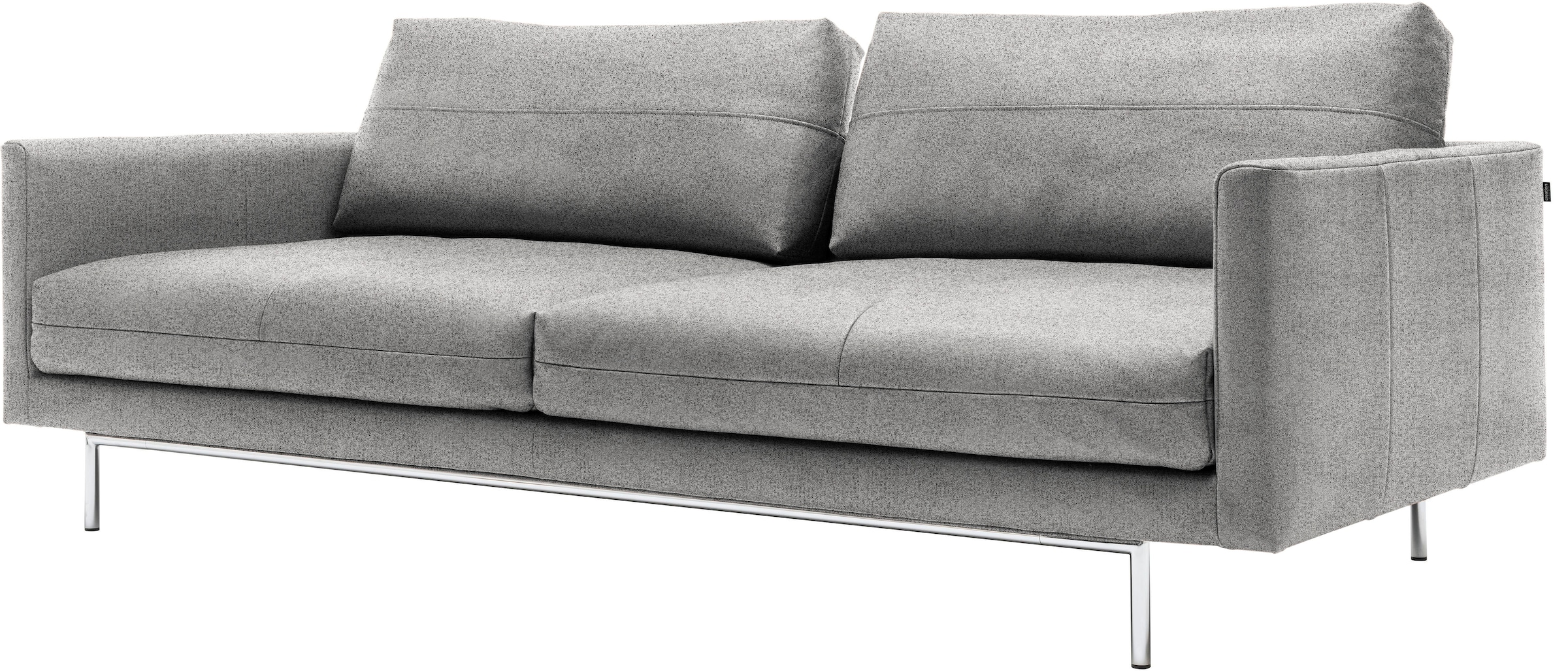 Creation BY ROLF BENZ 3-Sitzer »CR.414, Designsofa, edles Sofa, Loungesofa, Ledersofa, klares Design« aus Leder oder Chenille, erstklassiger Sitzkomfort, legere Polsterung