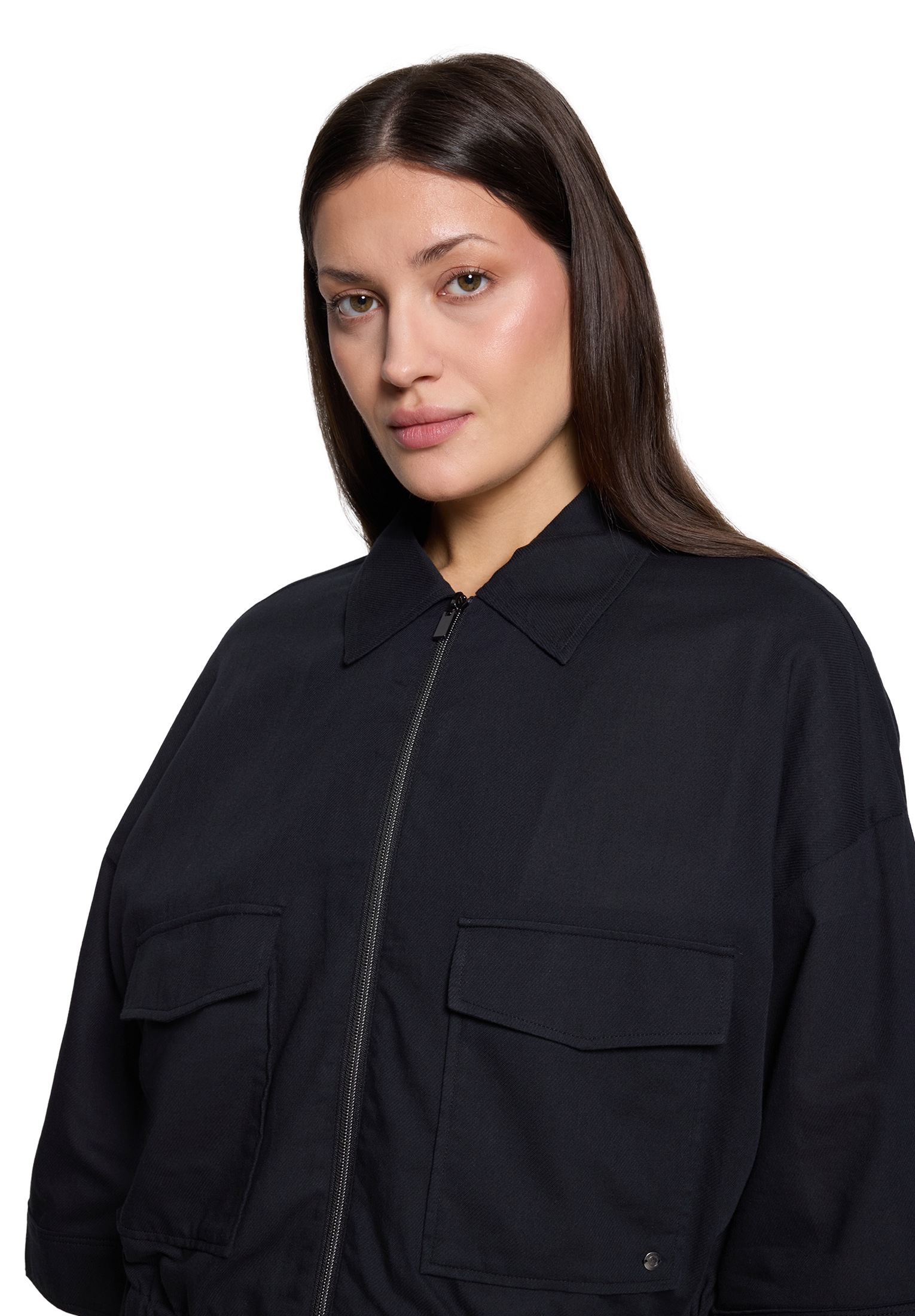 Betty&Co Jackenblazer »Casual-Jacke mit Kragen«