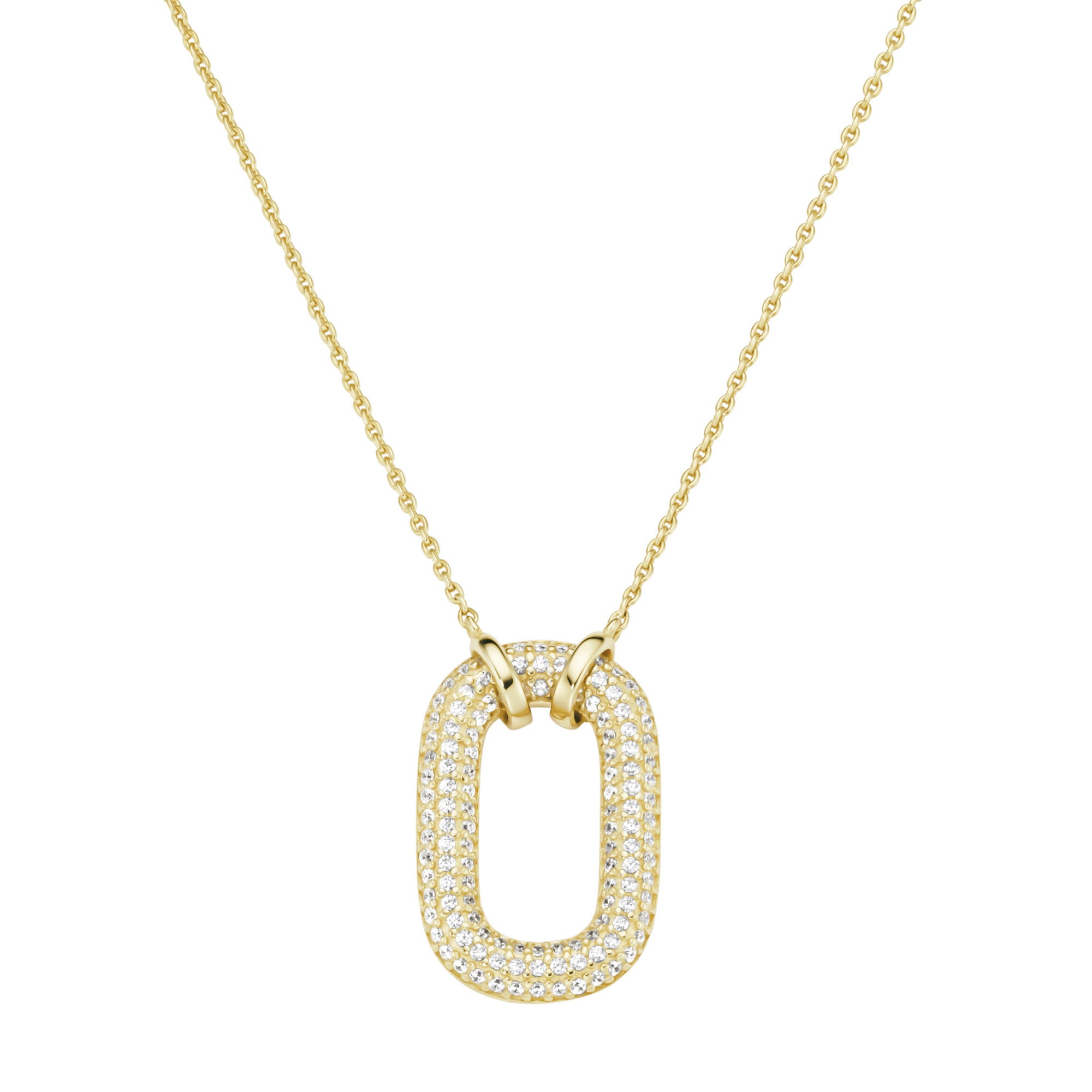 GIORGIO MARTELLO MILANO Collier »Collier mit Zirkonia, Silber 925«