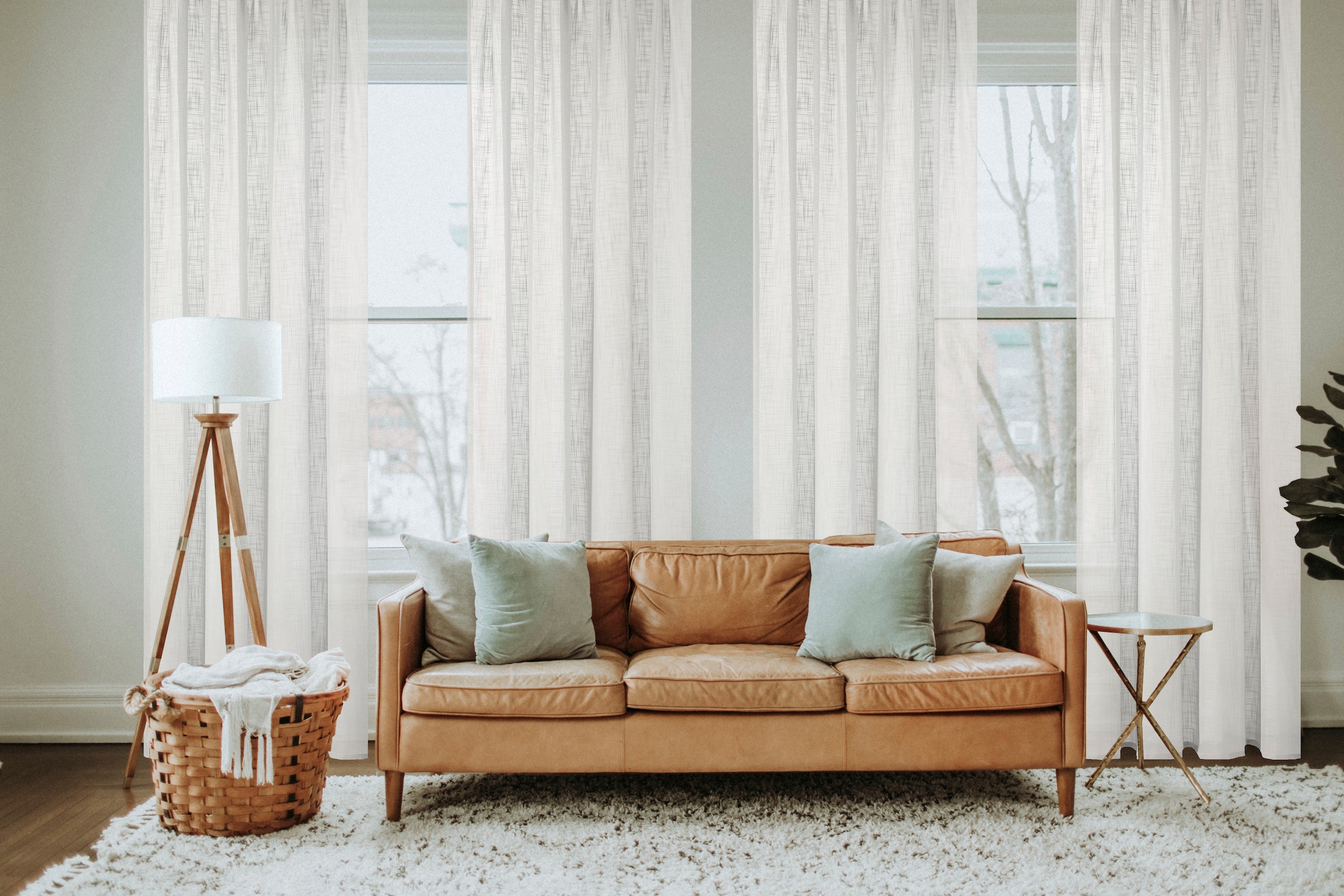 Home Basics Vorhang »SOFTY 2er Pack« Ösen 2 Stk. tlg. 2er Pack Ösenschal SOFTY Uni