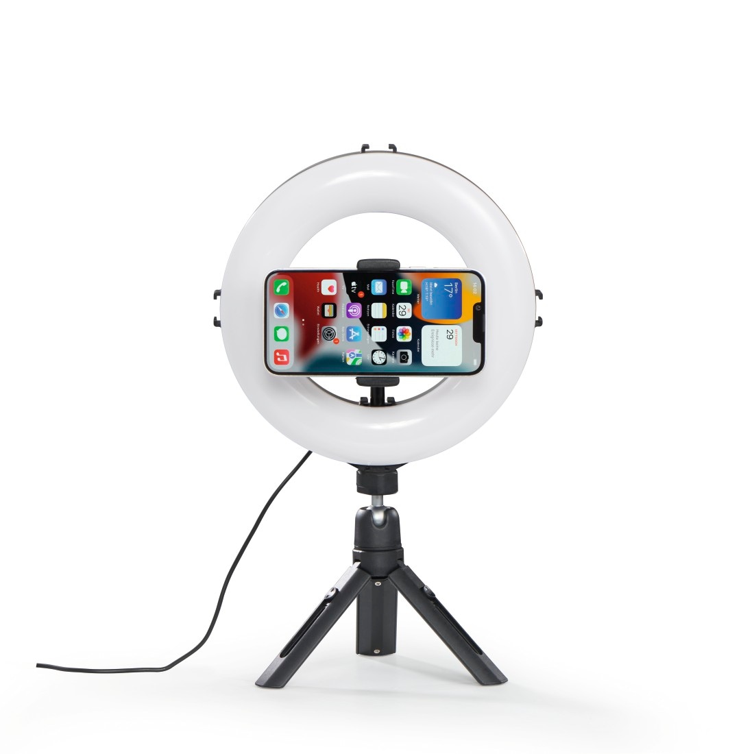 Hama Ringlicht »LED Ringleuchte mit Stativ für Handy, Webcam, Mikrofon,  Videokonferenz« jetzt bei OTTO