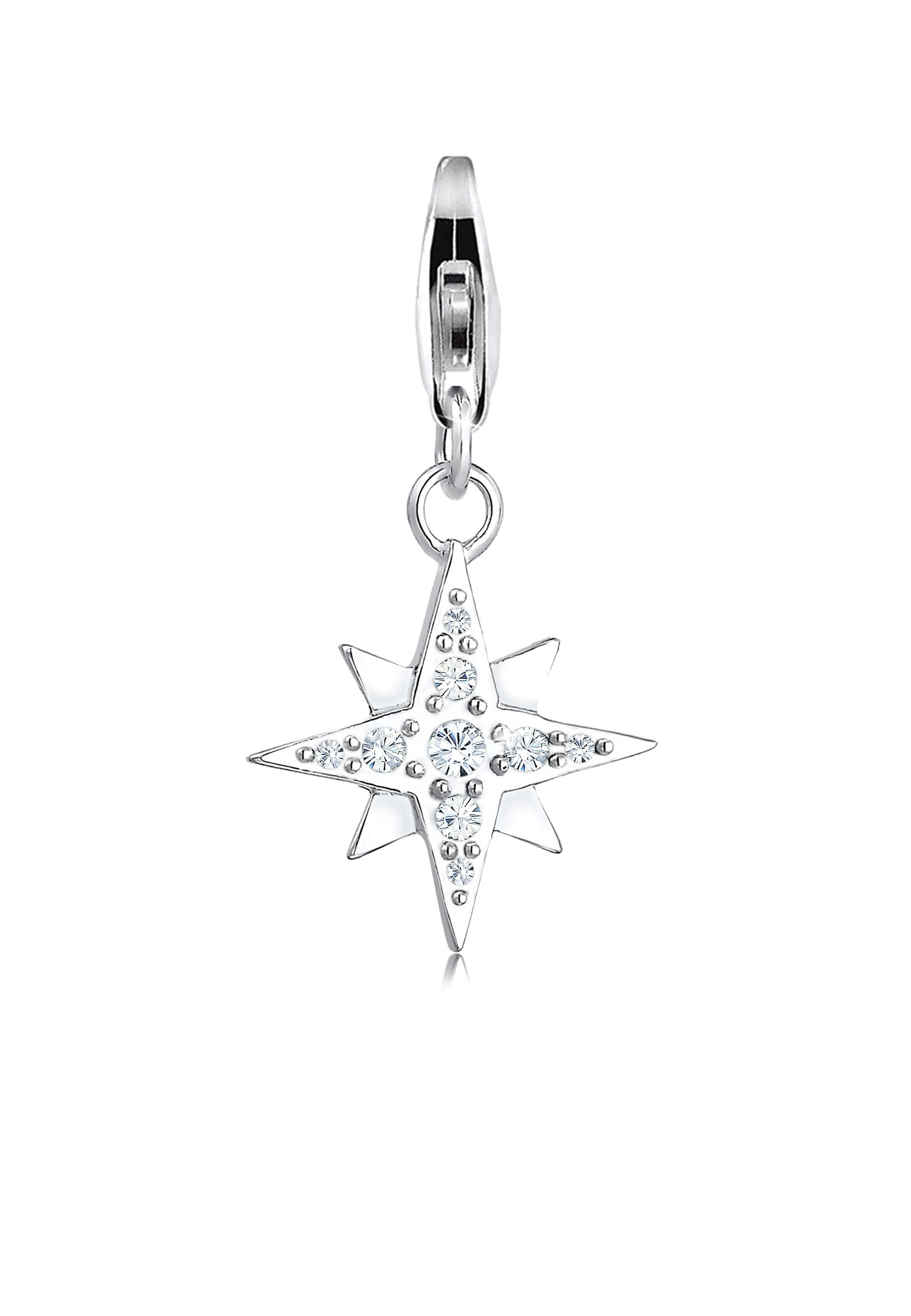 Nenalina Charm Stern »Charm Stern Astro Kristalle Basic 925 Silber«