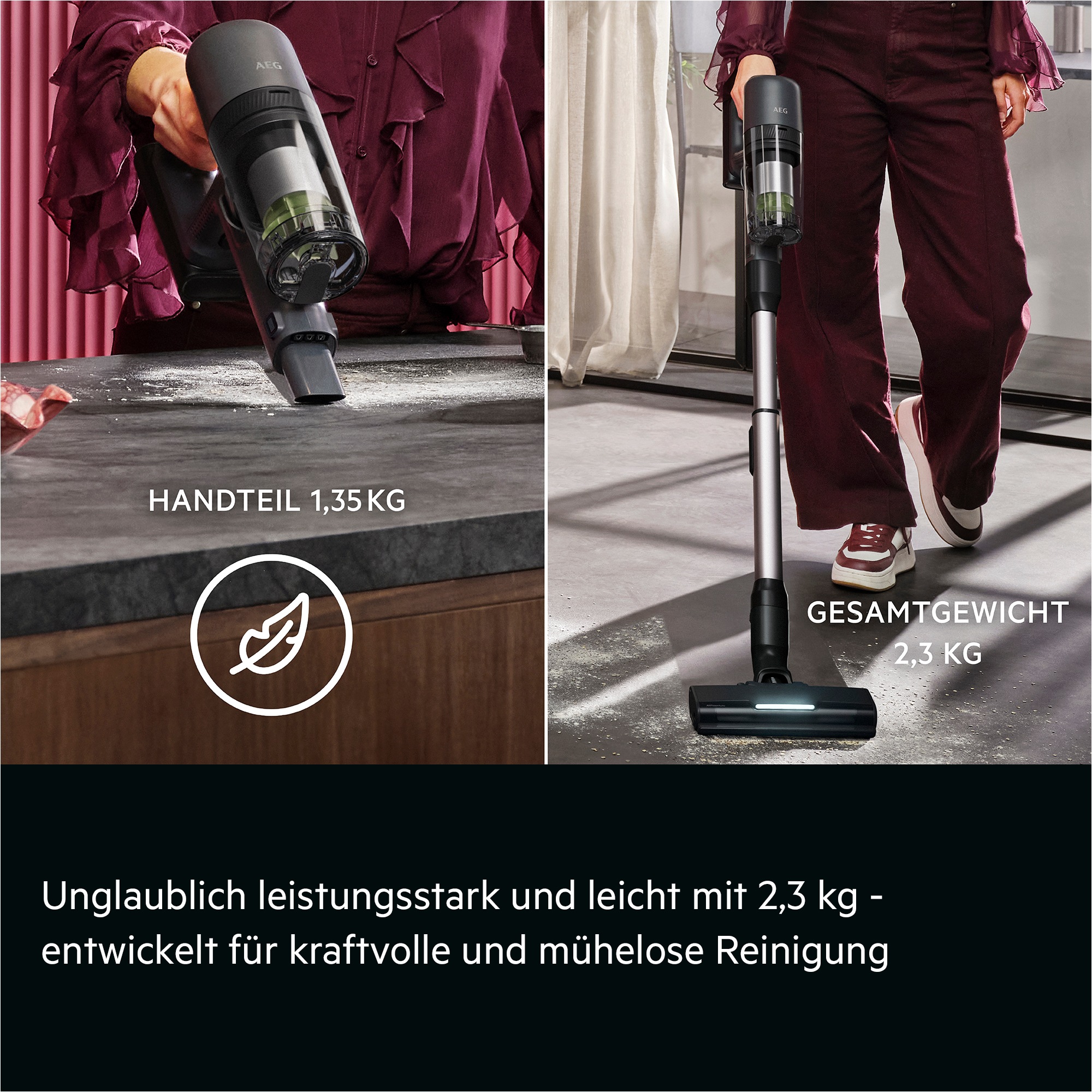 AEG Akku-Hand-und Stielstaubsauger »AP72UB21ES« Leistungsstark-HEPA-Filter; hygienischer All-in-One Station