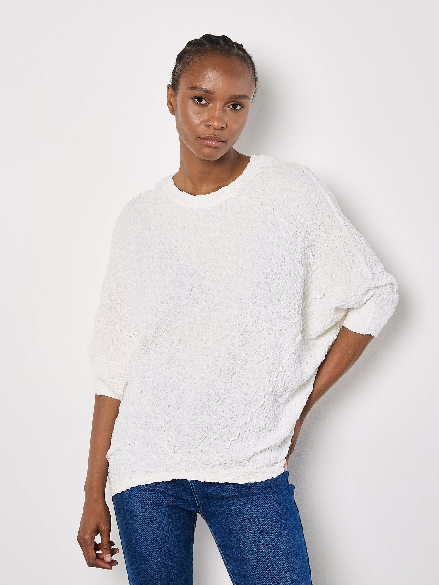 Apricot Shirttop »Top« aus Baumwollmischung