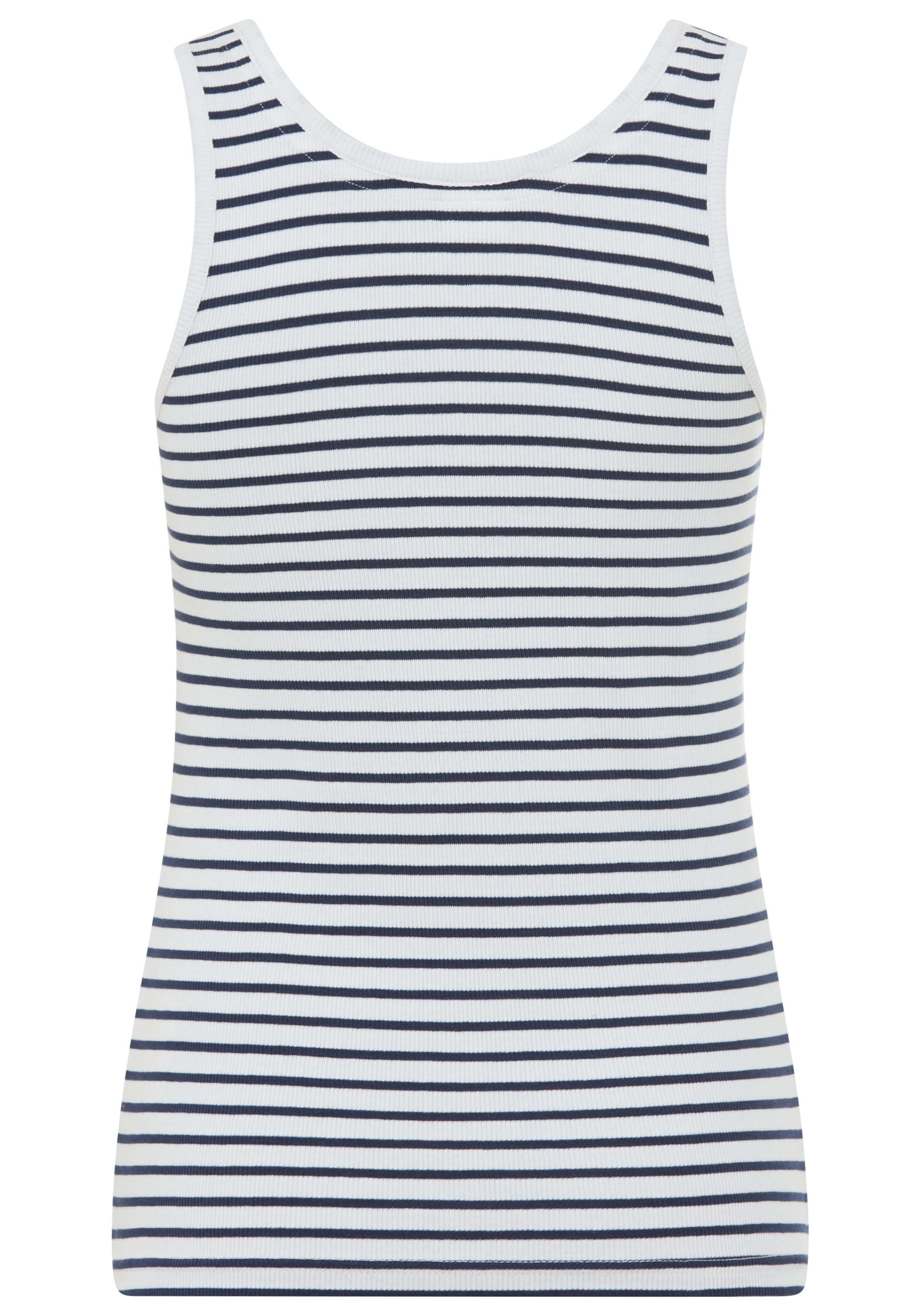 KangaROOS Trägertop hüftlang, figurbetonte Passform, aus Baumwolle und Elasthan