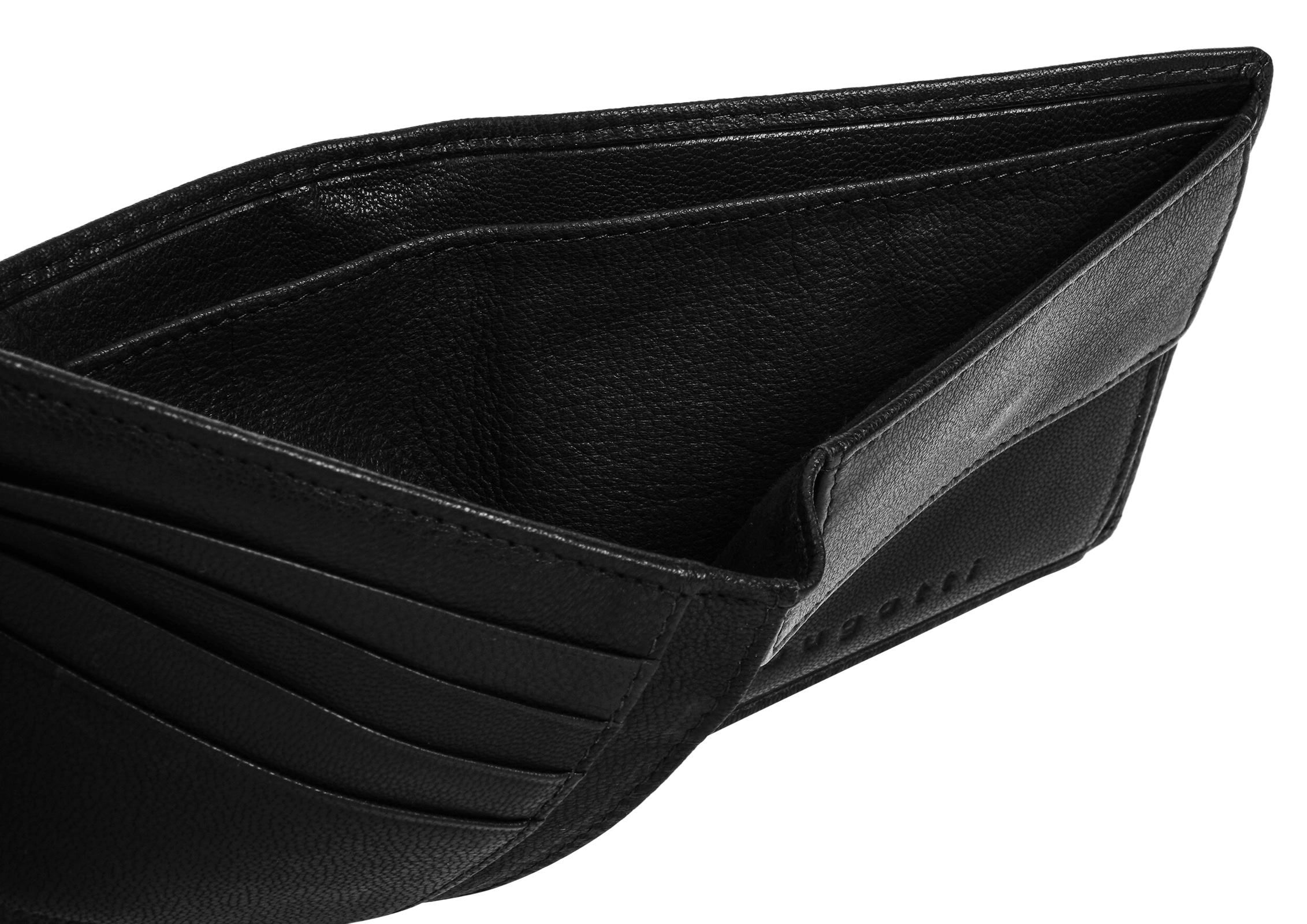 bugatti Geldbörse »BLACK MAGIC«, echt Leder