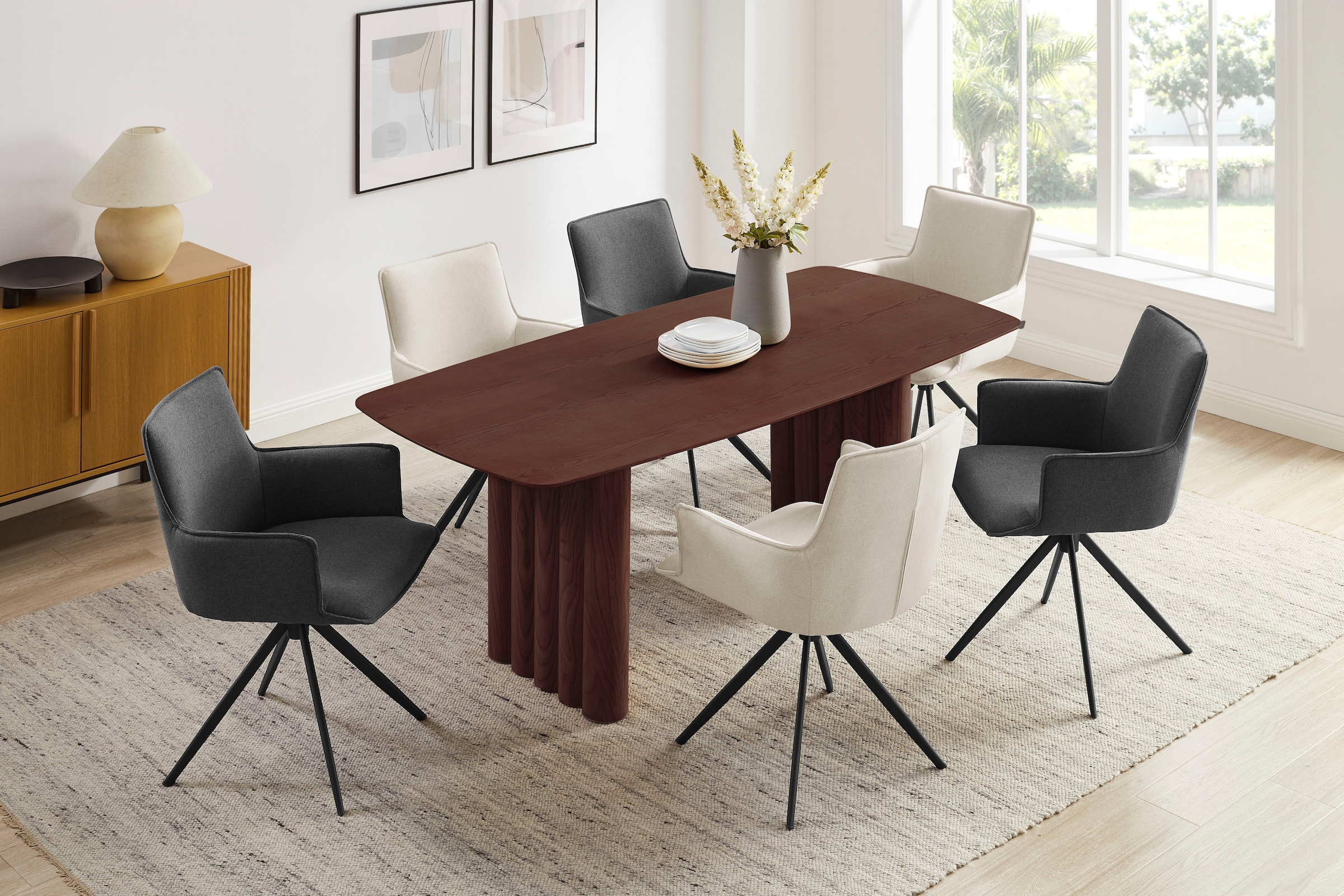 OTTO home Esstisch »Sacy« FSC-zertifizierter Esche, Schweizer Kante, Breite 180 cm