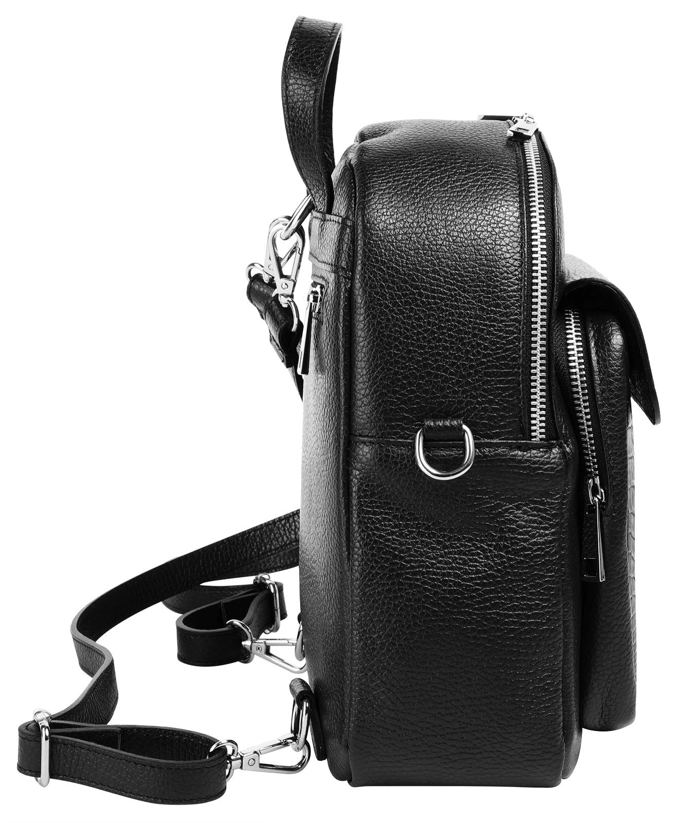 Cluty Cityrucksack echt Leder, Made in Italy