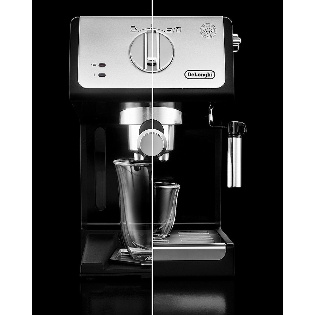 De'Longhi Siebträgermaschine »Active Line ECP 33.21.BK«, 1100 Watt, 15 Bar