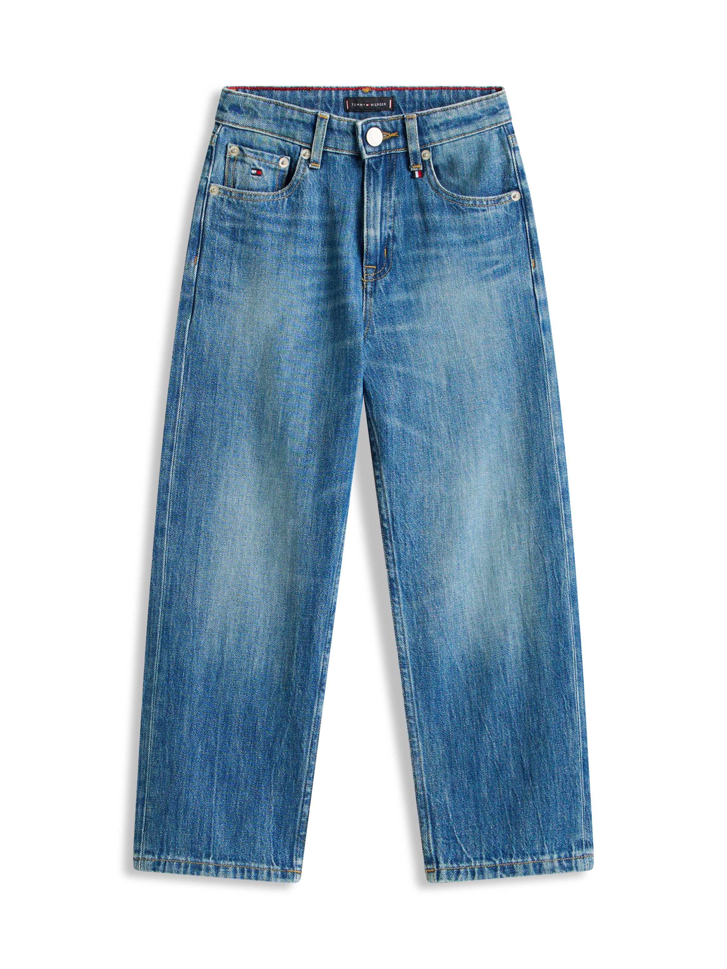 Tommy Hilfiger Gerade Jeans »RELAXED WASHED MEDIUM JEANS« Regular fit, für Kinder bis 16 Jahre