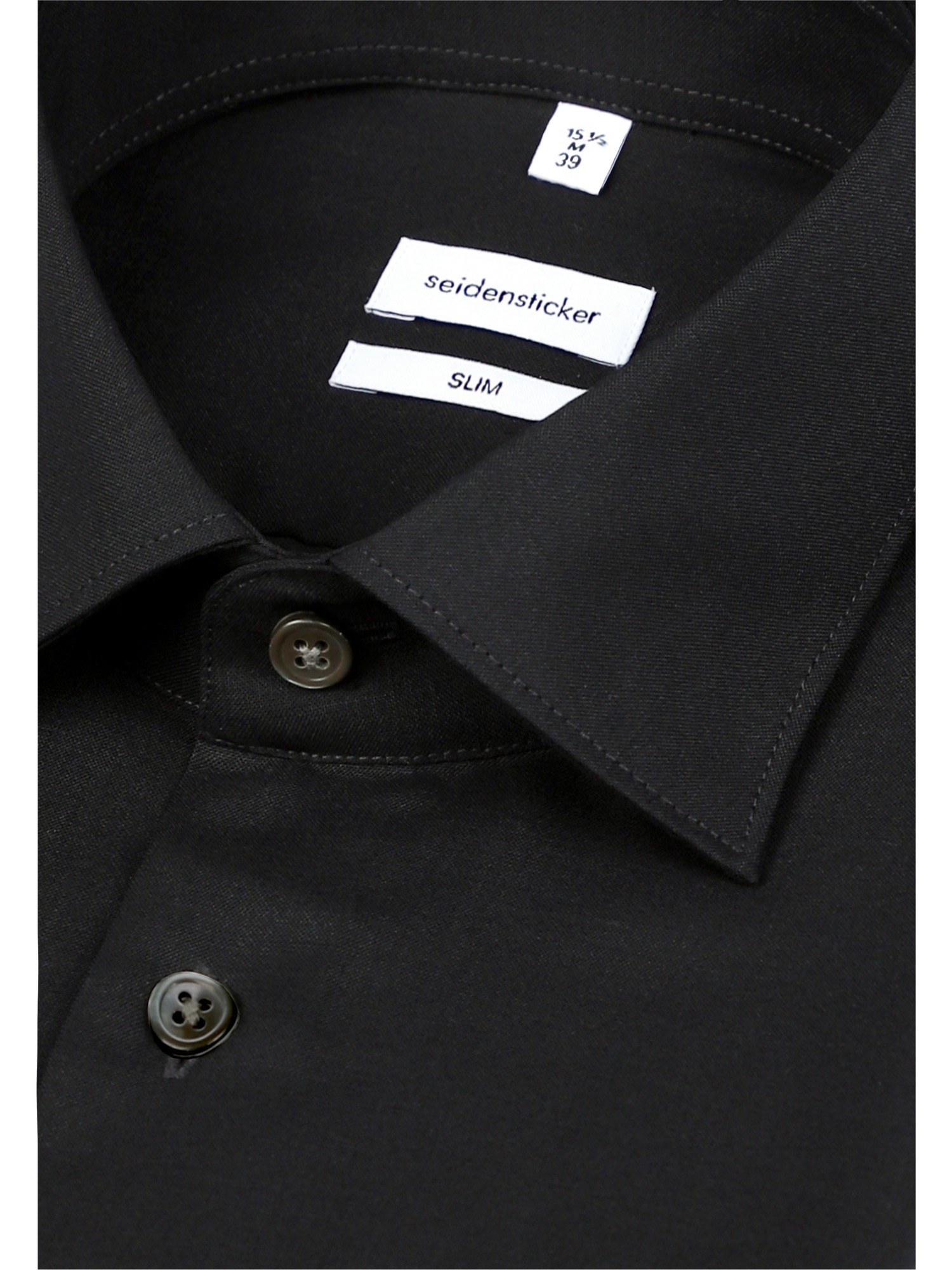 seidensticker Businesshemd »Schwarze Rose« Slim 1/1 Kentkragen Uni