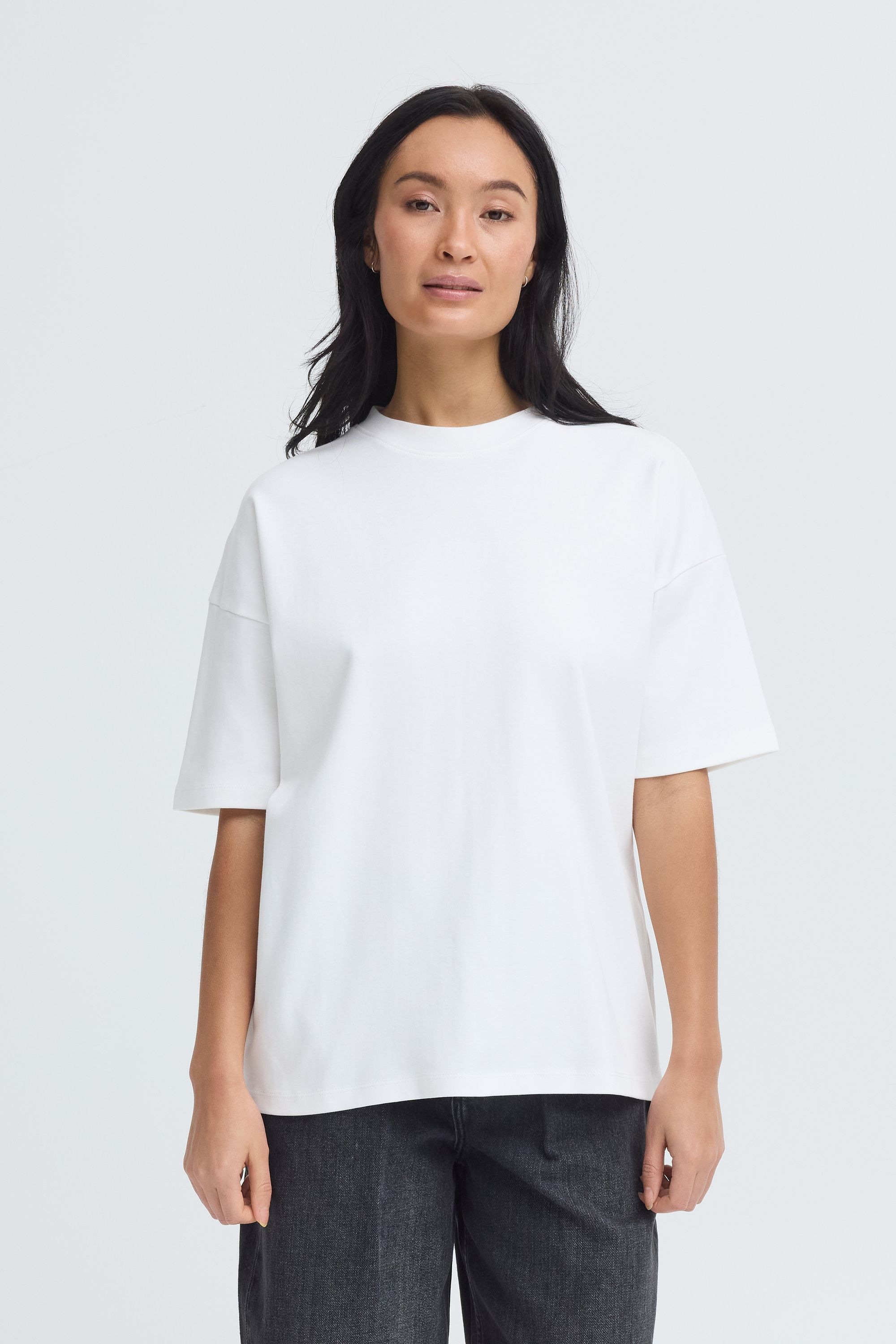 OXMO Rundhalsshirt »Rundhalsshirt OXNSandy Boxy«