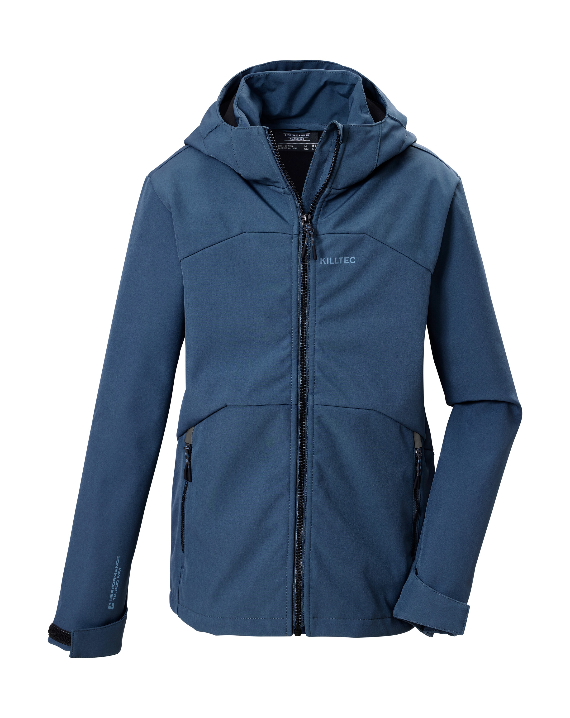 Killtec Softshelljacke »KOW 176 BYS SFTSHLL JCKT« Wind- und wasserabweisende Kinderjacke mit Fleece und Kapuze