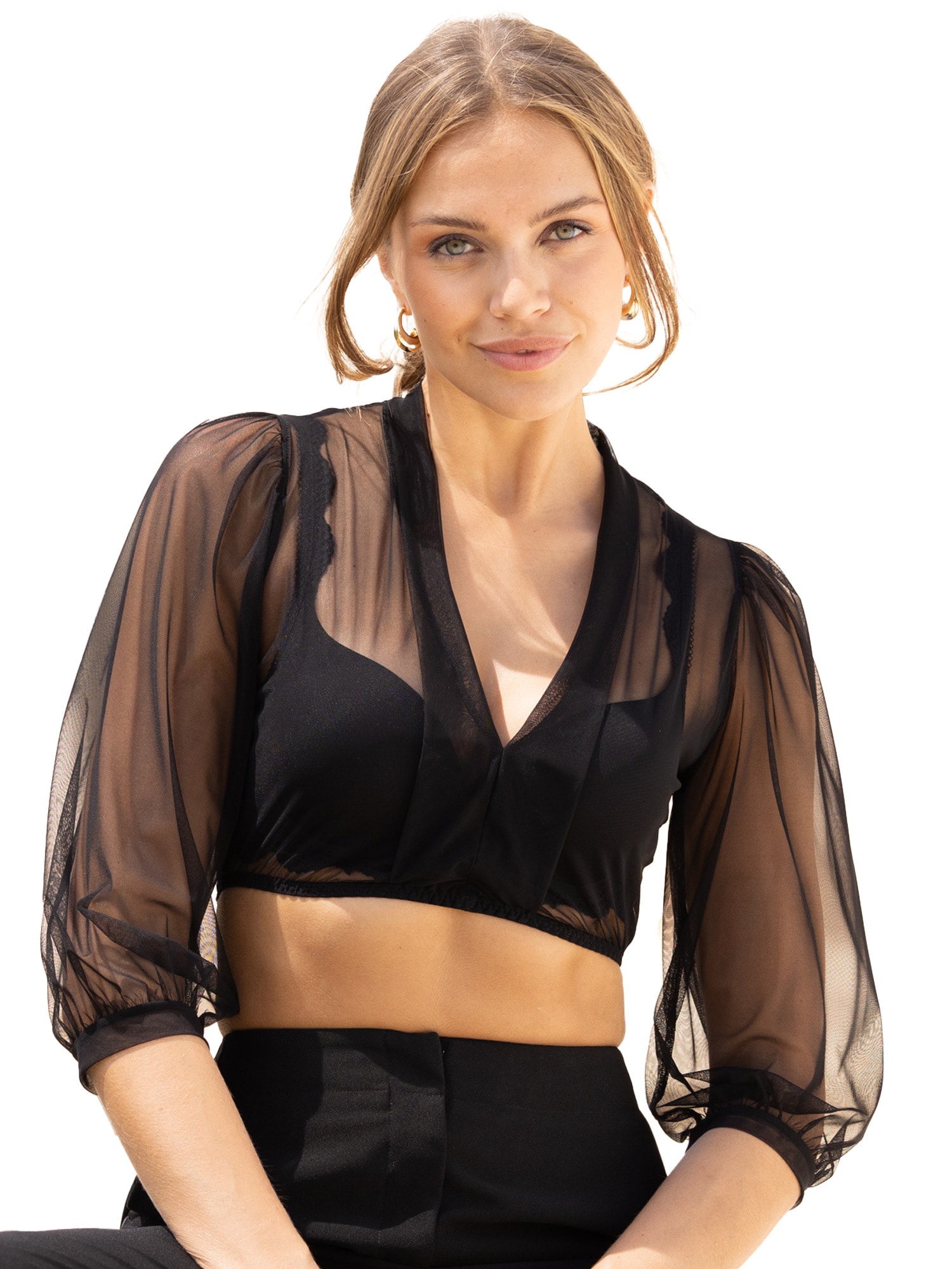 Nina Von C. Dirndlbluse »Dirndl-Bluse 3/4 Arm Emilia«