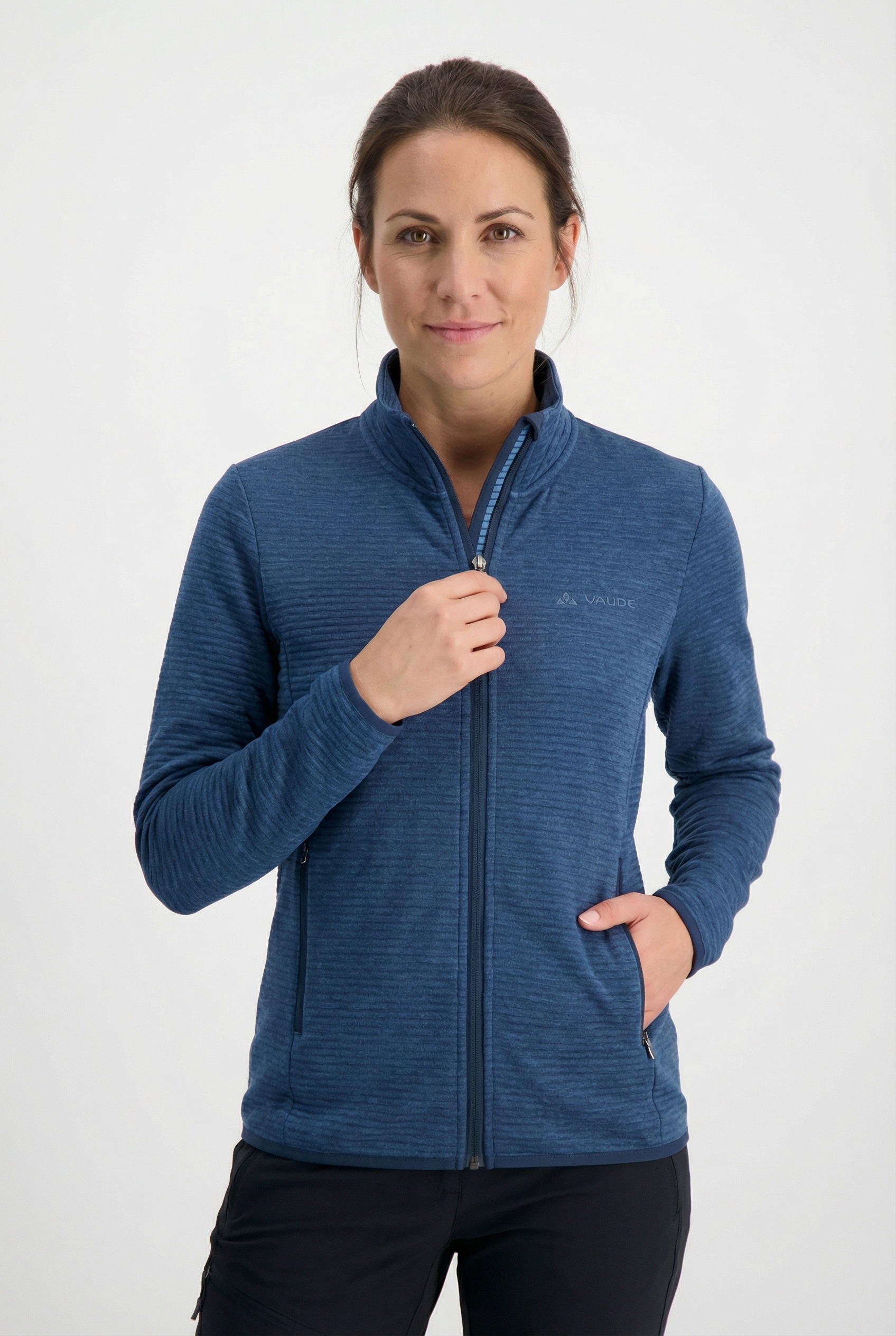 VAUDE Fleecejacke »SE WO SAFIEN FLEECE JACKE« sportlicher Stil, vielseitig einsetzbar