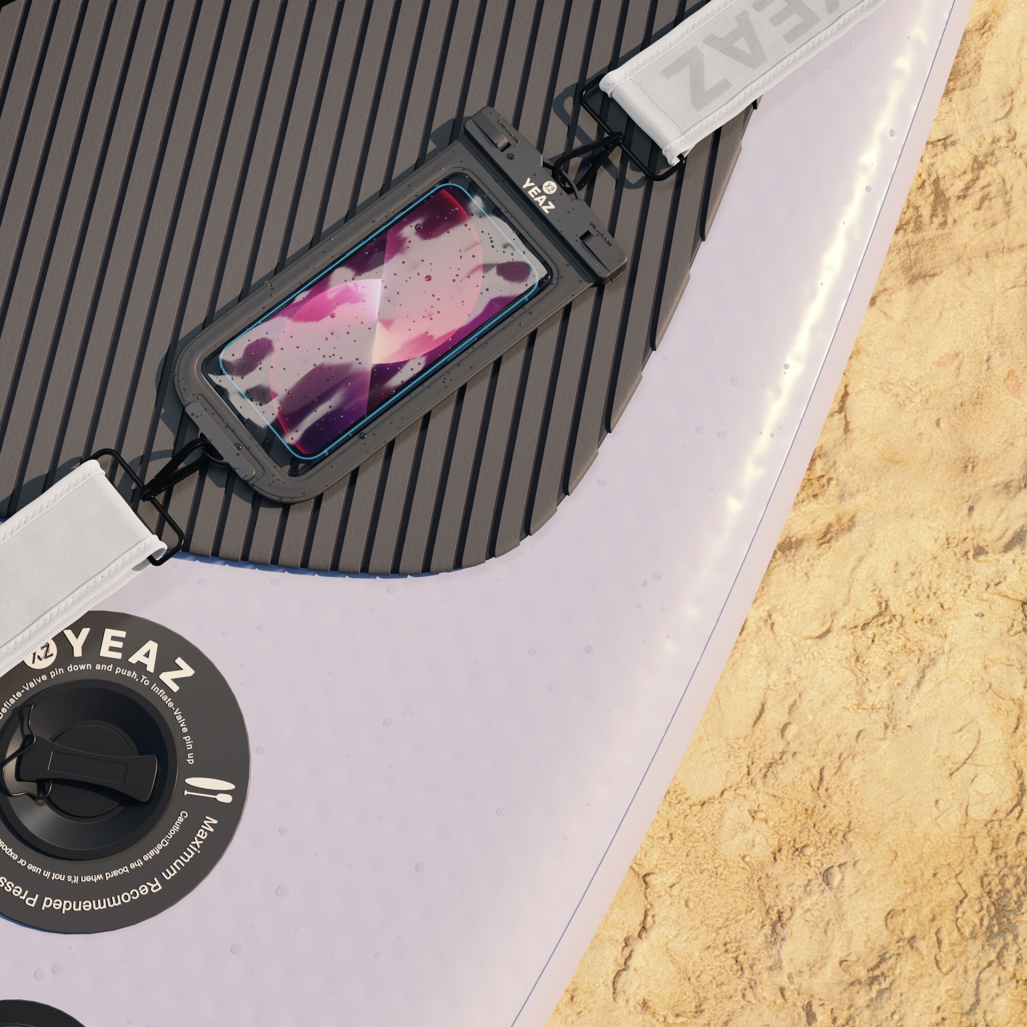 YEAZ Handytasche »Neopren-Gurt mit Handytasche OCEAN SHOT«