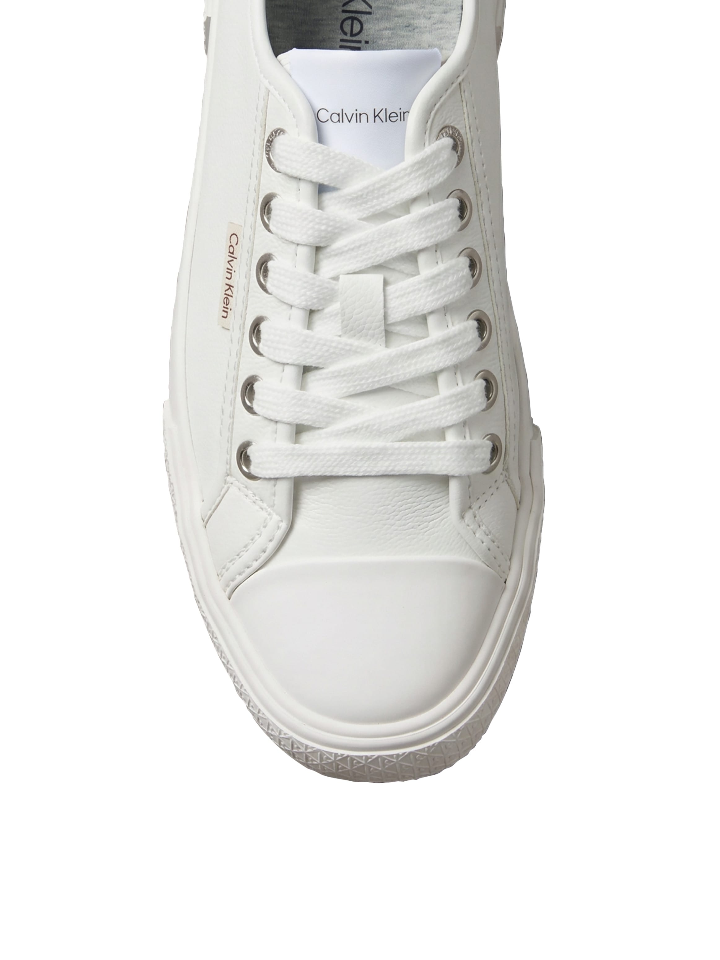 Calvin Klein Plateausneaker »VULC LACE UP LOW LTH«  Schnürschuh, Halbschuh, Trendschuh mit Logoschriftzug