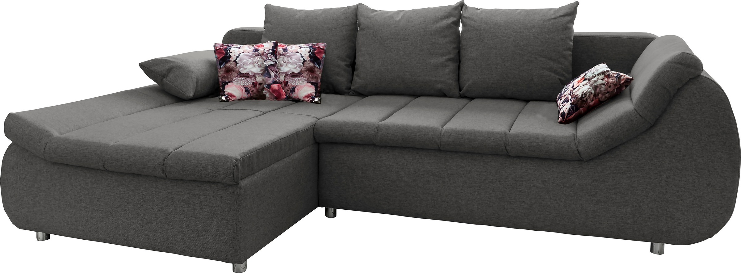 INOSIGN Ecksofa »Imolaa elegant, Breite 270cm, moderne Sitzsteppung, bequem, L-Form«, auch mit Bettfunktion und Bettkasten