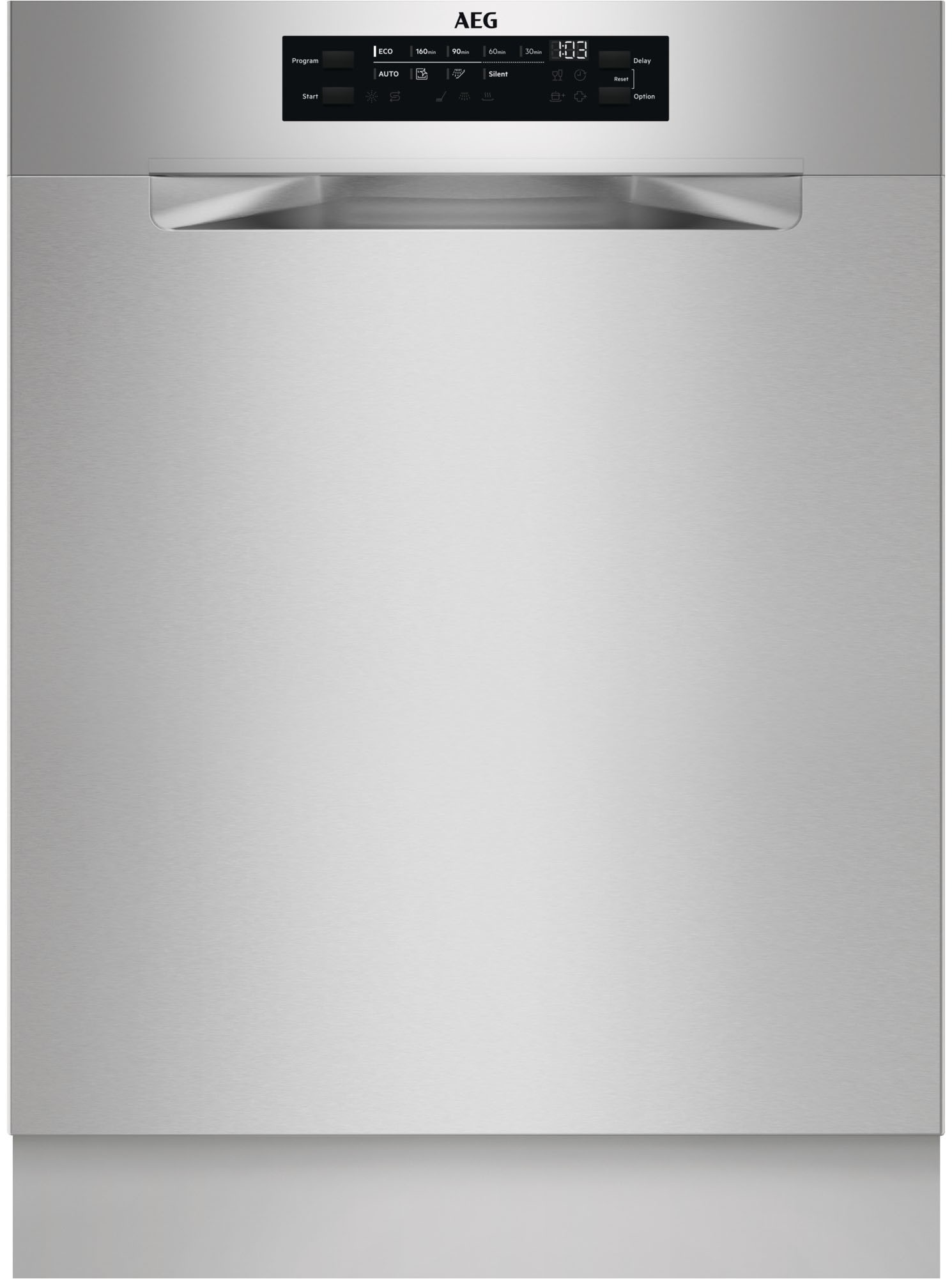 Aeg Unterbaugeschirrspüler 7000 »FUS7570APM« 14 Maßgedecke ExtraHygiene-Programm in silberfarben