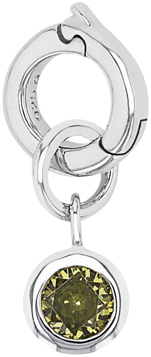 Amor Charm-Einhänger »Geburtsstein« mit Zirkonia (synth.) oder Stein (synth.)