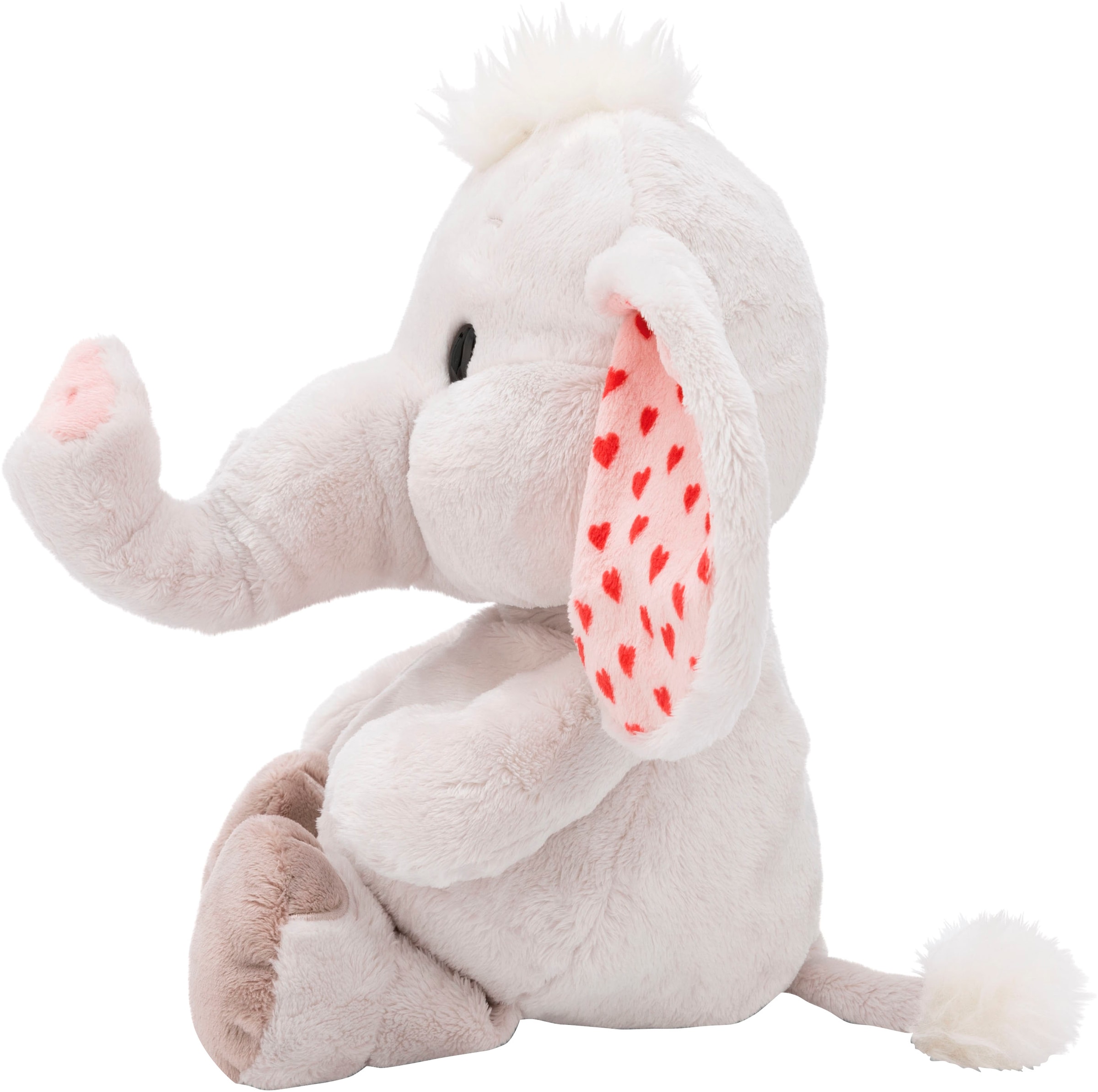 Nici Kuscheltier »Love, Elefant hellgrau, 48 cm«, schlenkernd