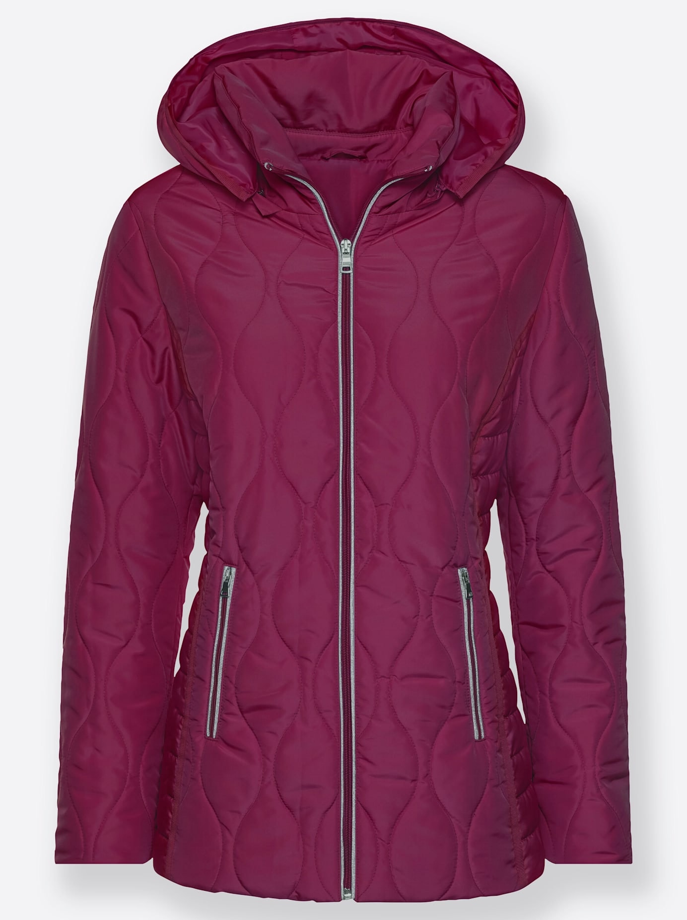 Classic Basics Steppjacke, mit Kapuze