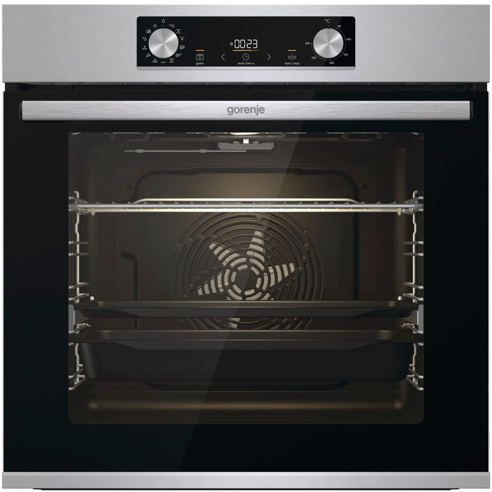 GORENJE Einbaubackofen  »BOS6737E13X«, Aqua-Reinigungsfunktion, AirFry-Funktion