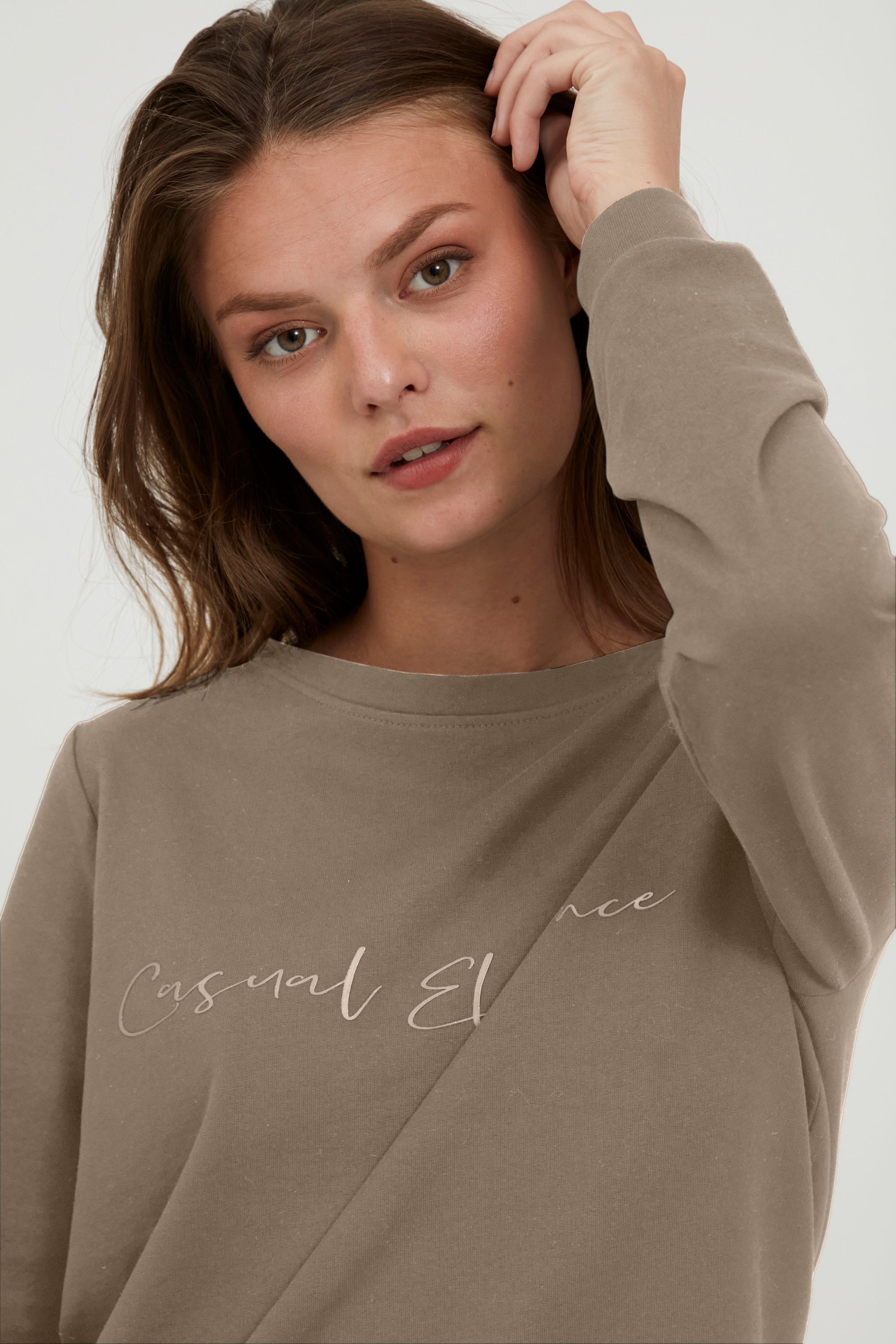 fransa Rundhalspullover »Sweatshirt FRBsweat«