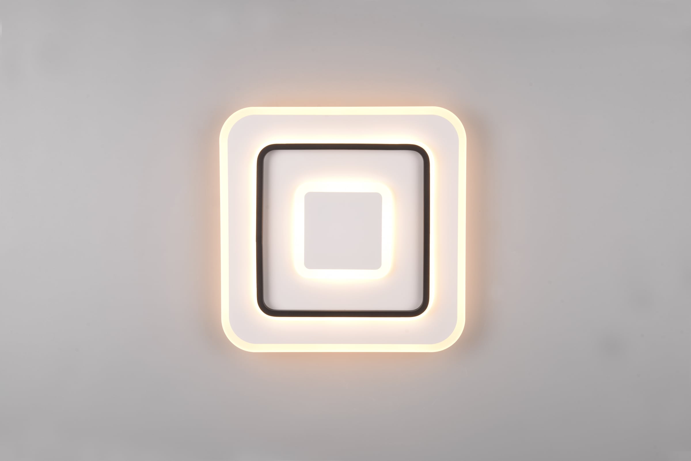 REALITY Leuchten LED Deckenleuchte »JORA, Deckenlampe Schlafzimmer mit Sleep Timer, Nachtlicht, dimmbar,« LED-Board 1 Stk. warmweiß - kaltweiß Lichtfarbe einstellbar CCT, Memoryfunktion, inkl Fernbedienung